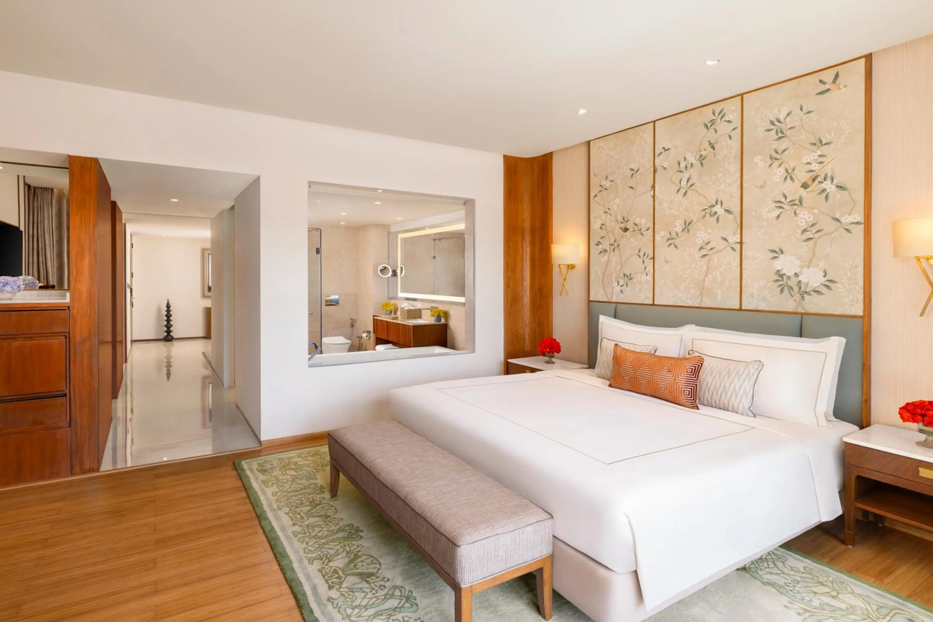 Bed in Taj Surajkund Resort & Spa, Delhi NCR