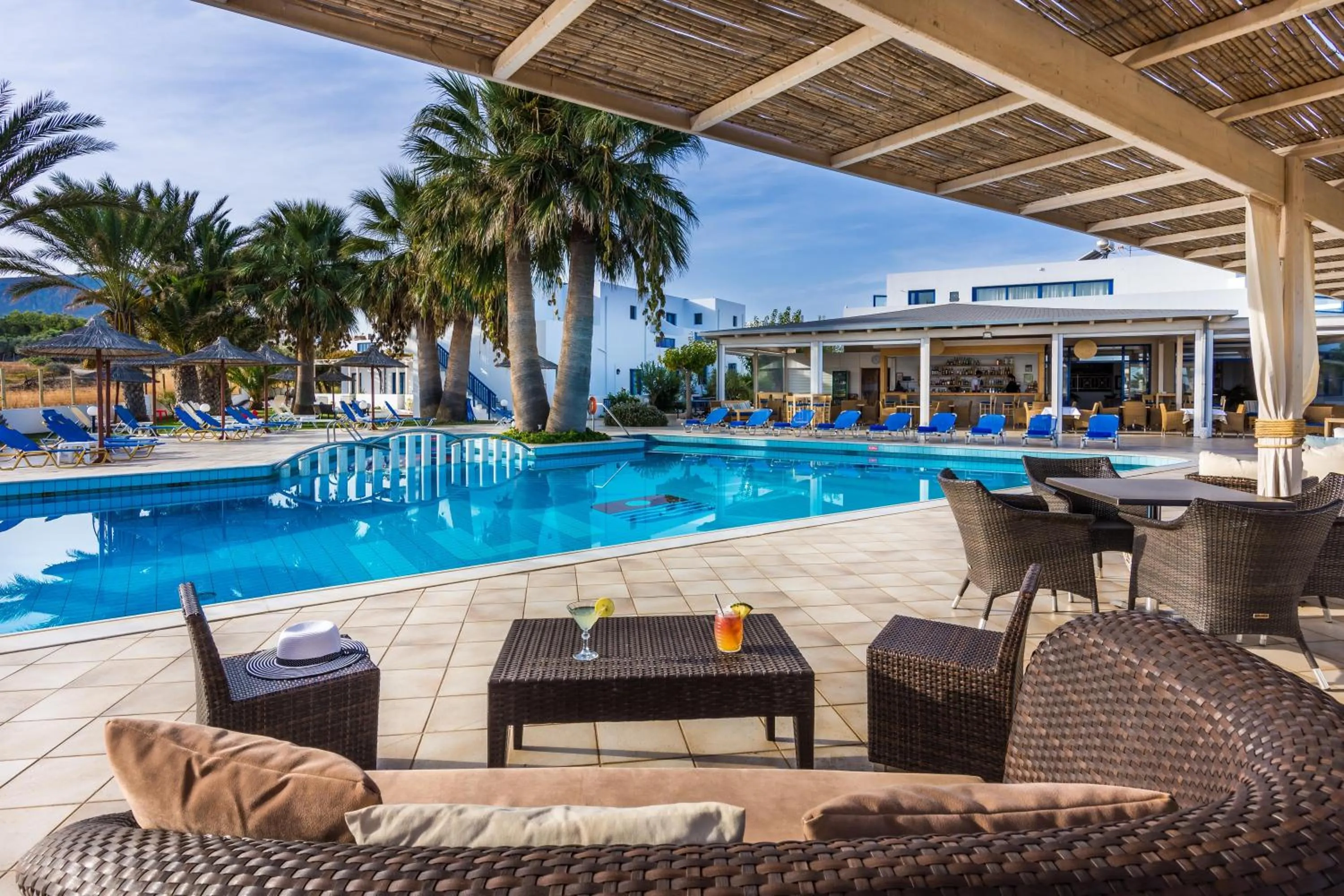 Swimming pool in Hotel Hara Ilios Village