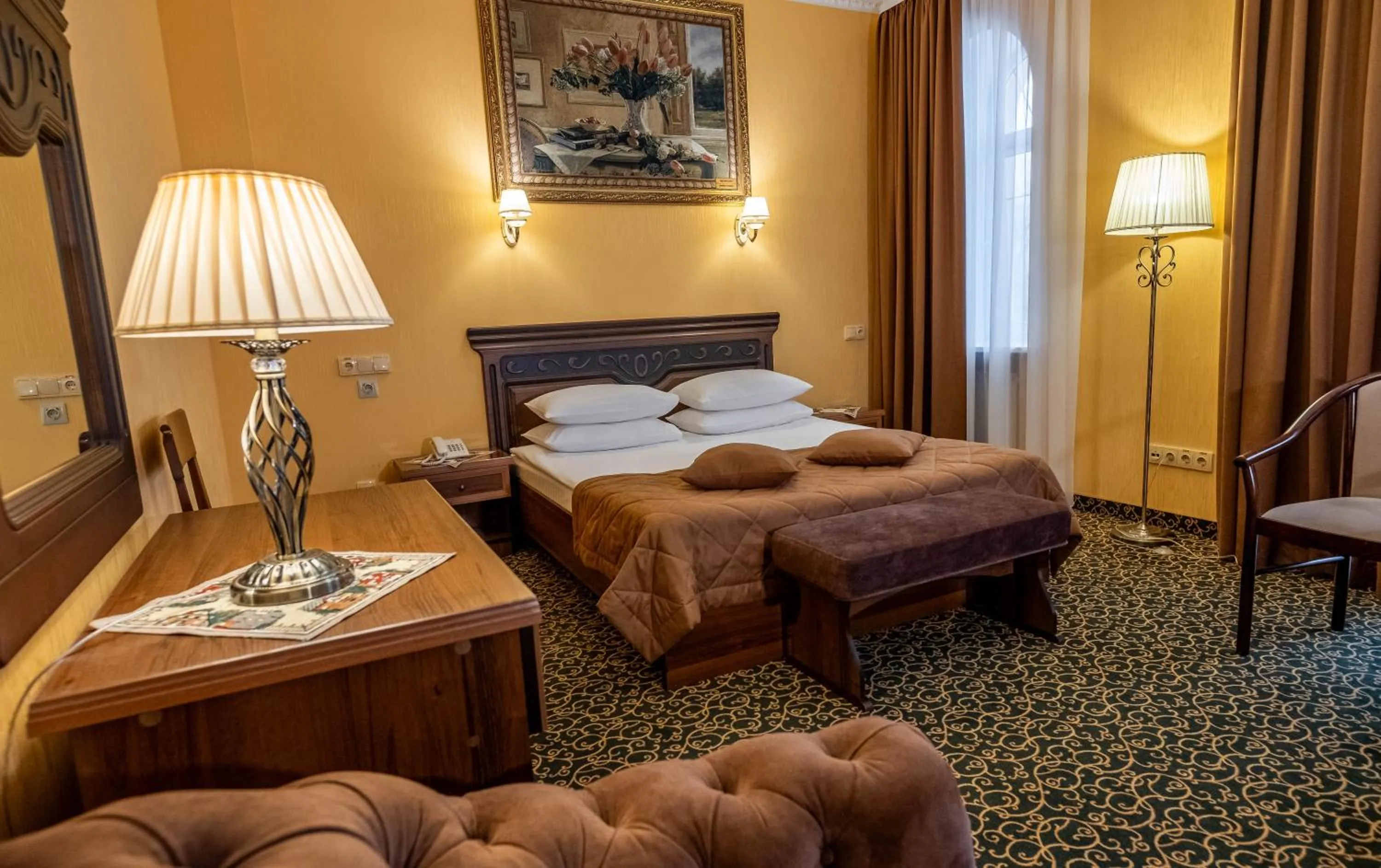 Bed in Premier Hotel Palazzo