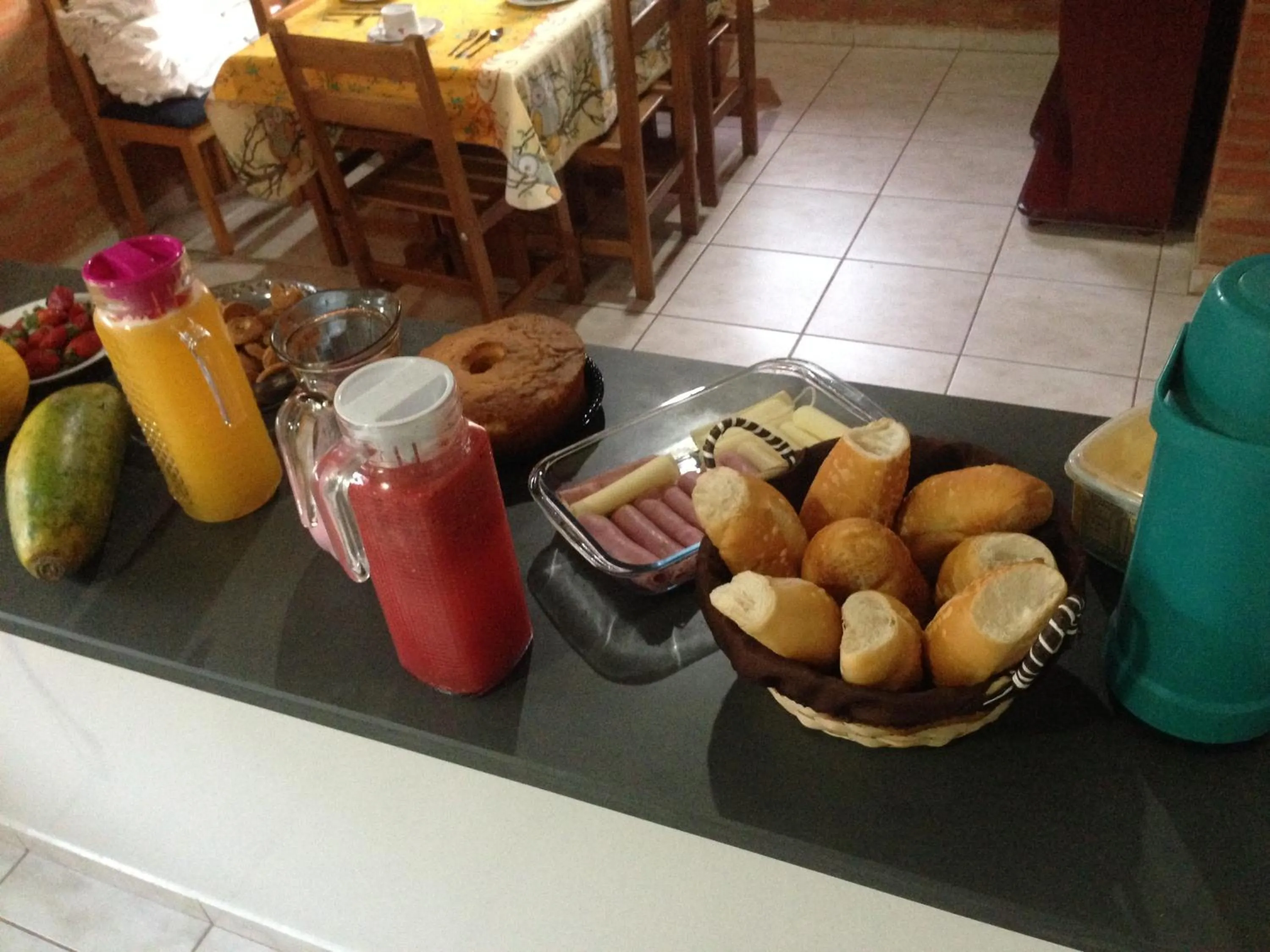 Breakfast in Aconchego do Guara , próximo ao centro médico, Boldrini, Unicamp, Laboratório CNPEN, Universidades e Hospital Sobrapar