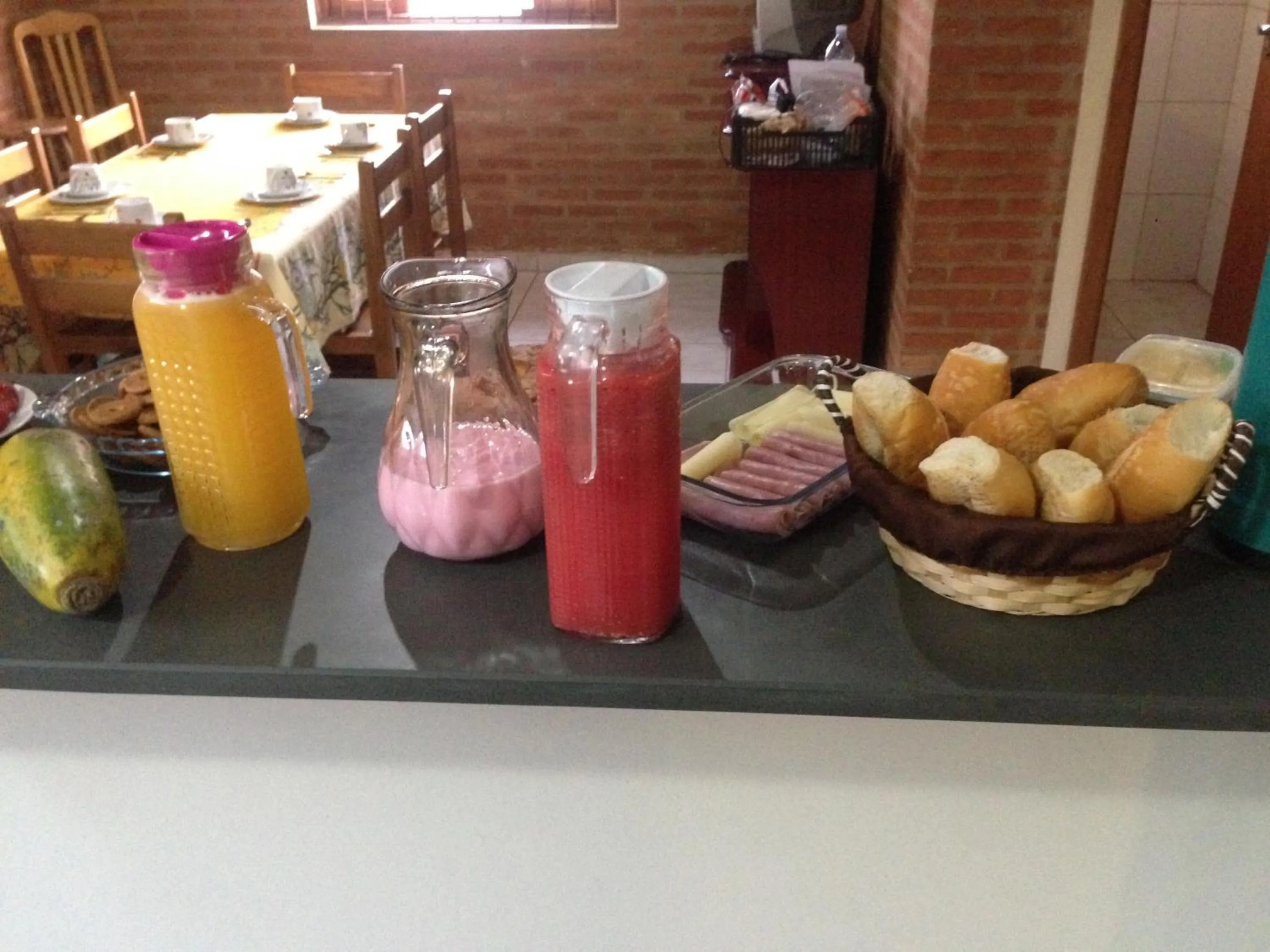 Breakfast in Aconchego do Guara , próximo ao centro médico, Boldrini, Unicamp, Laboratório CNPEN, Universidades e Hospital Sobrapar