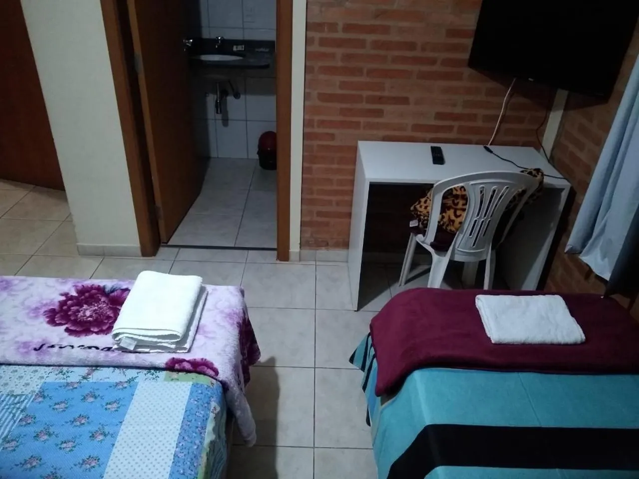 Bed in Aconchego do Guara , próximo ao centro médico, Boldrini, Unicamp, Laboratório CNPEN, Universidades e Hospital Sobrapar