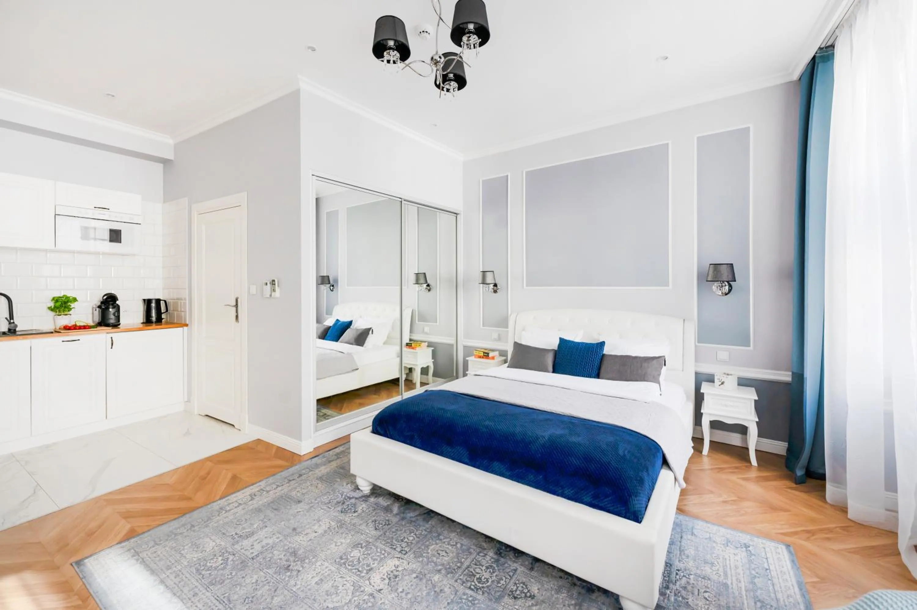 Bed in Main Square Apartments