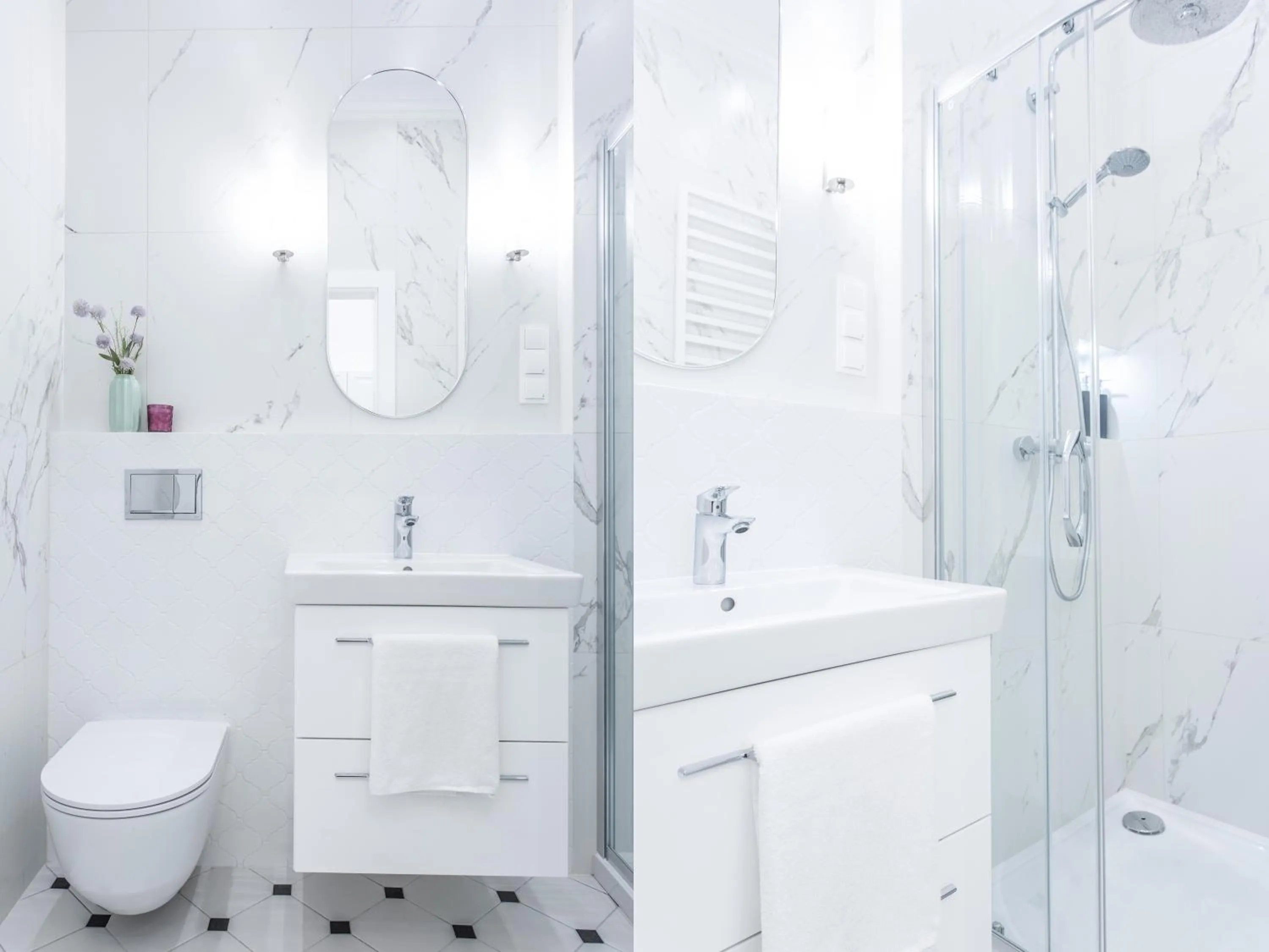 Bathroom in Main Square Apartments