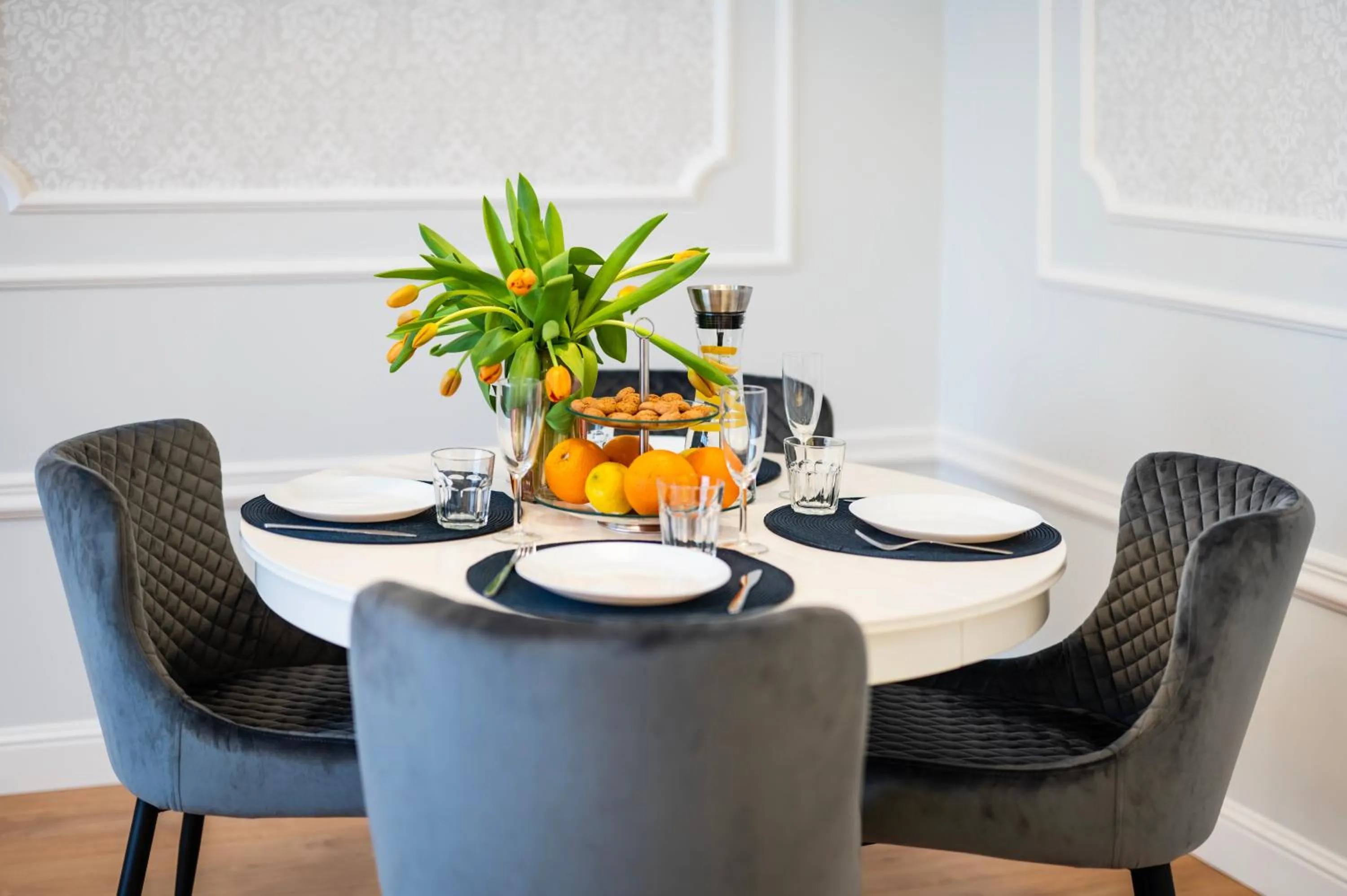 Dining area in Main Square Apartments