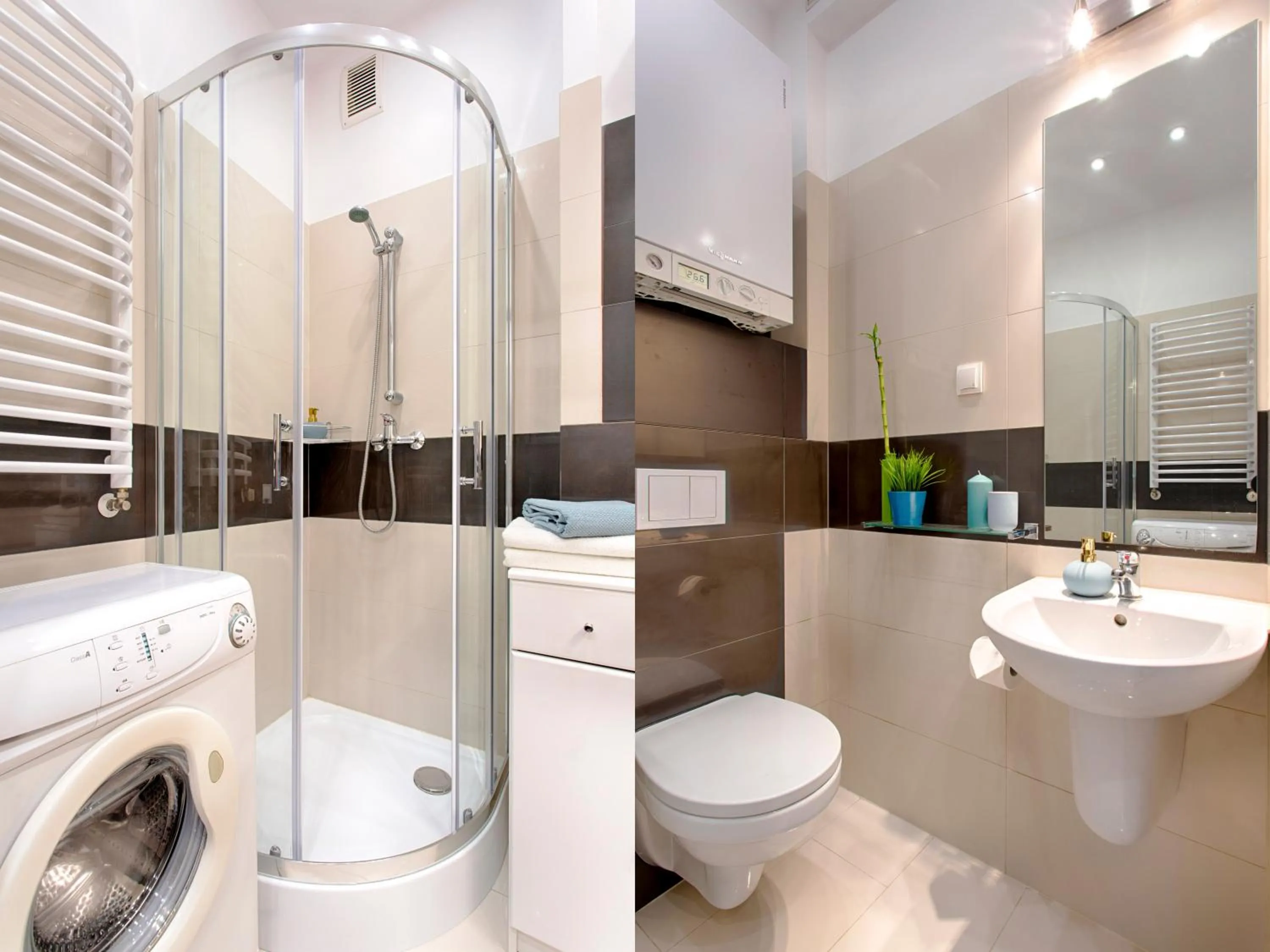 Shower in Main Square Apartments