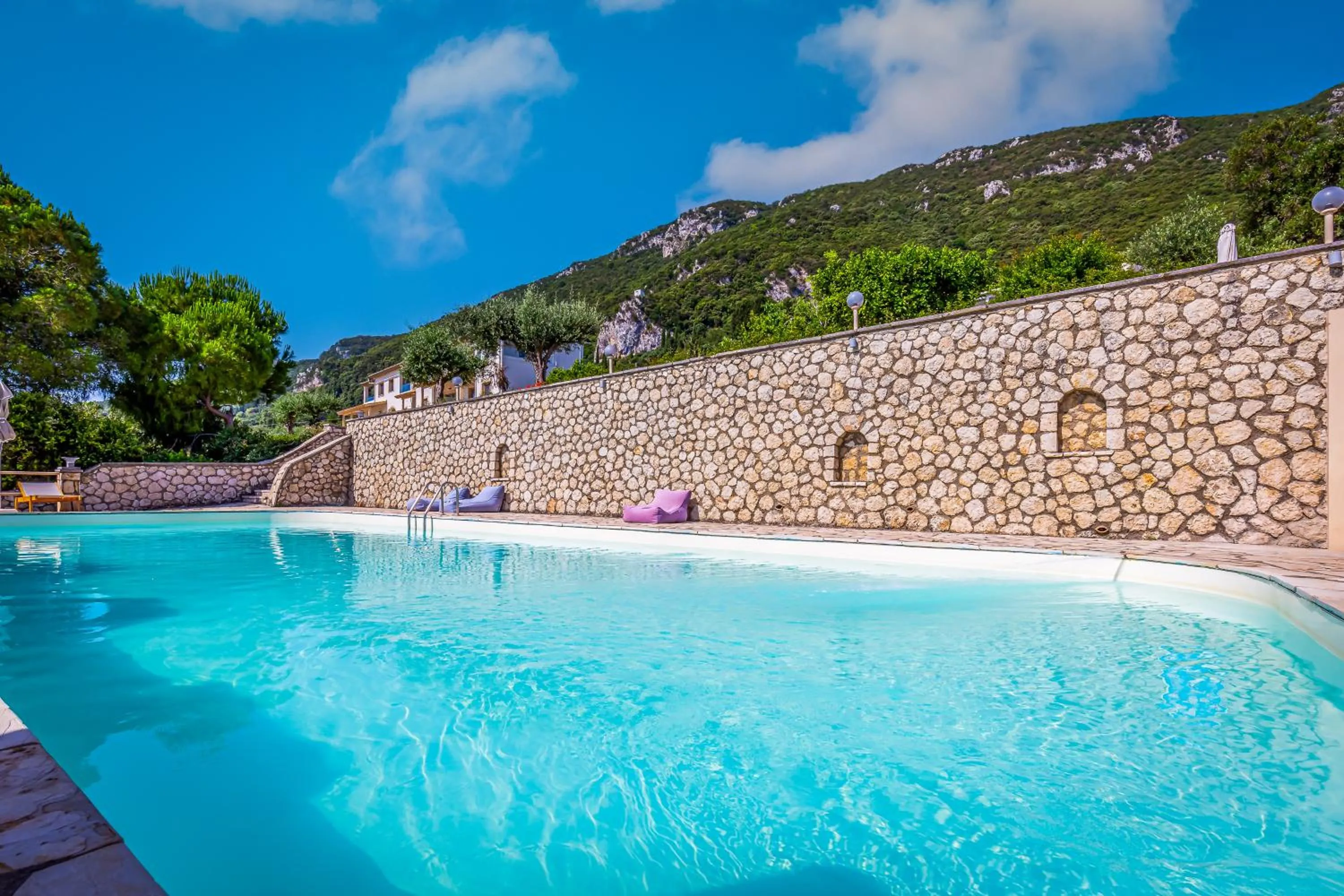 Swimming pool in Anasa Corfu