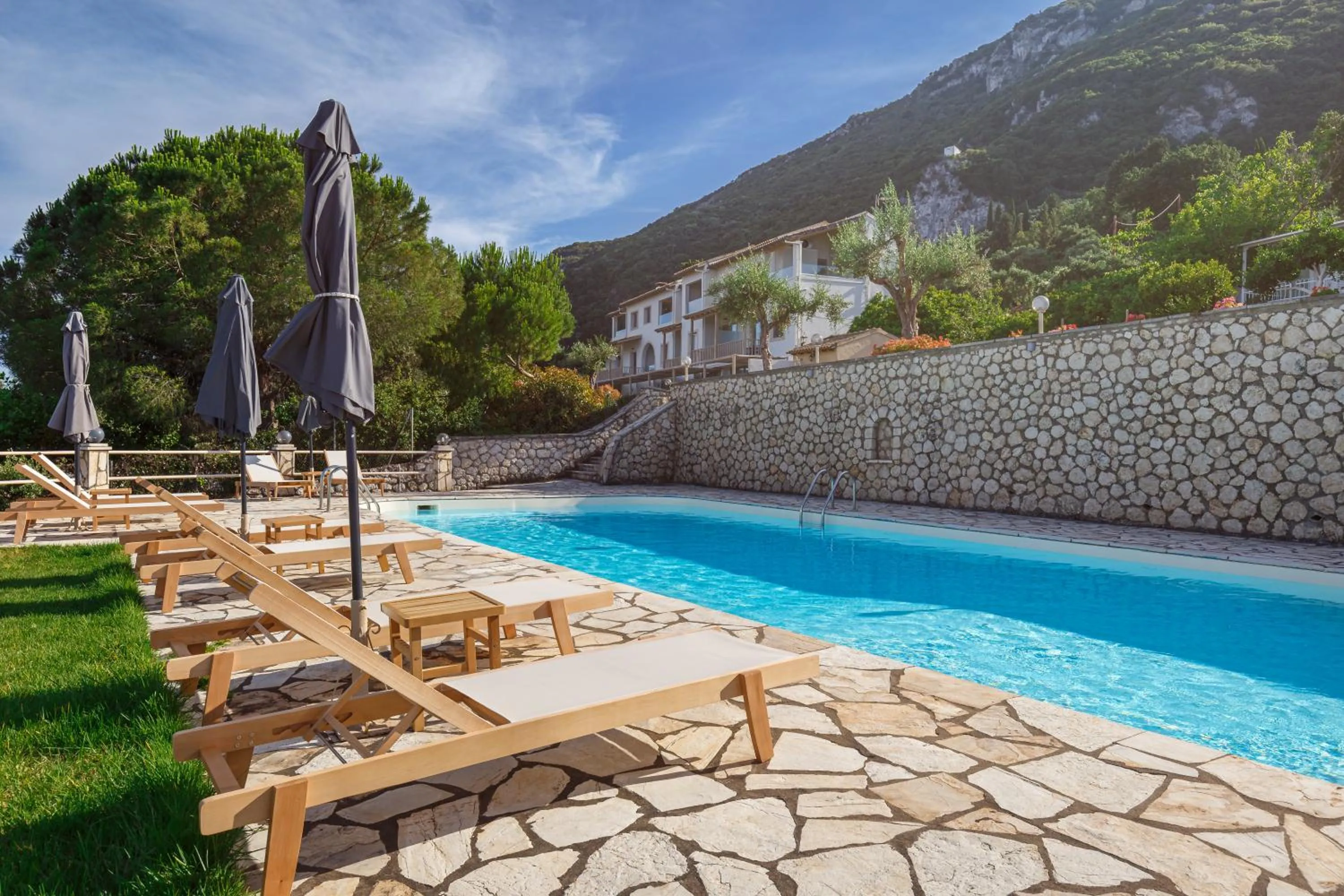 Swimming pool in Anasa Corfu