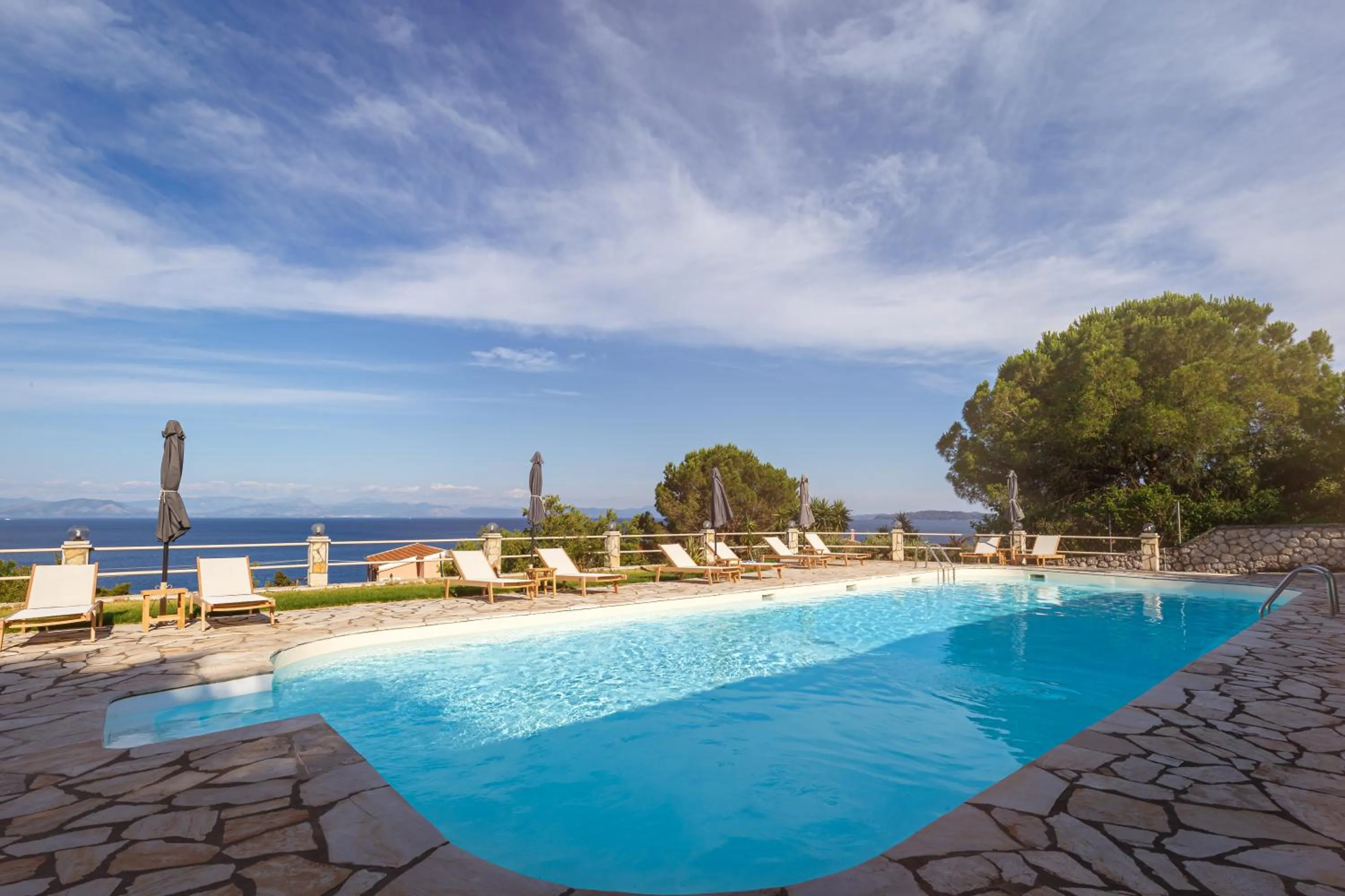 Swimming pool in Anasa Corfu