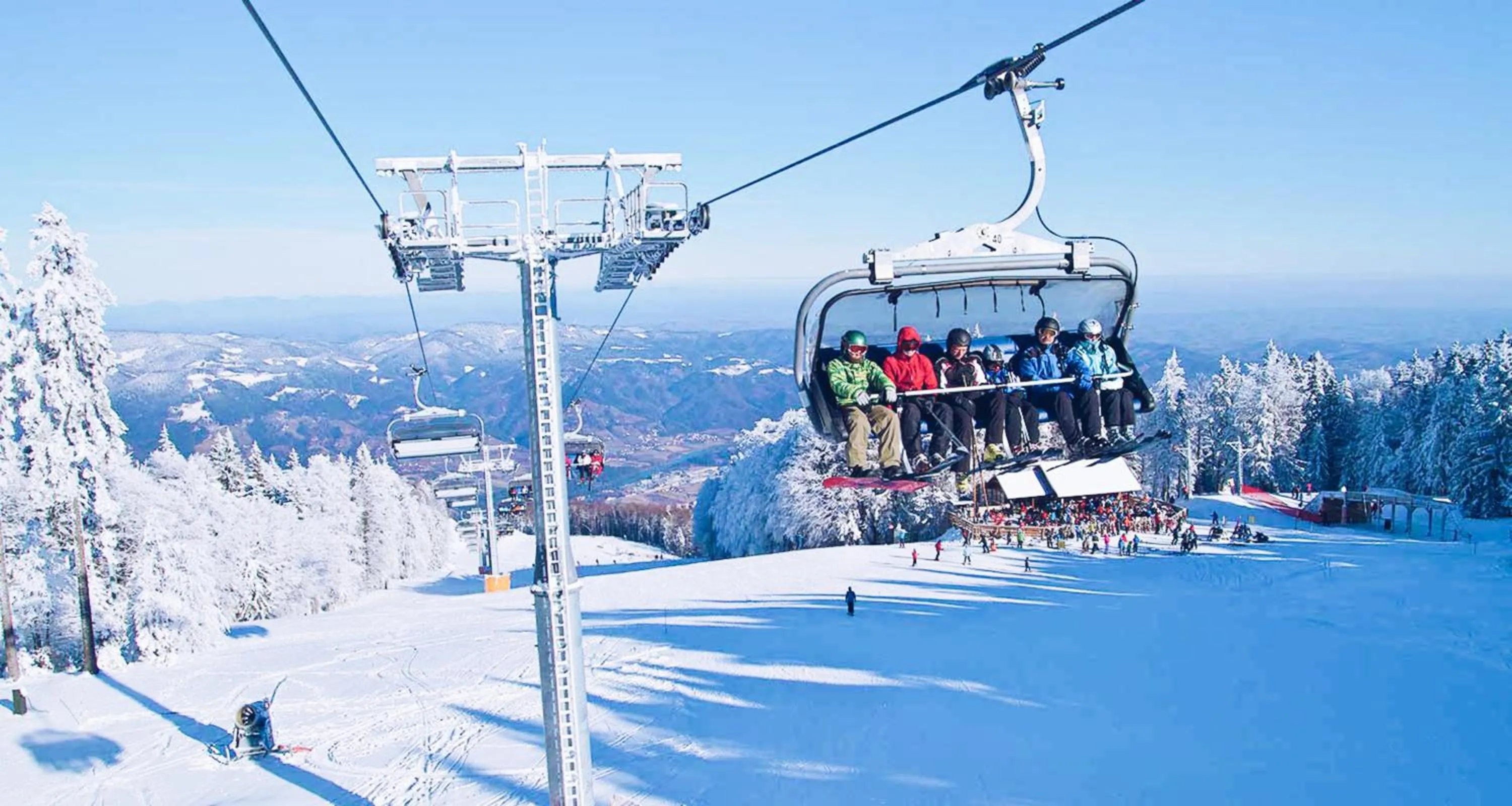 Natural landscape in Pohorje Village Wellbeing Resort - Wellness & Spa Hotel Bolfenk