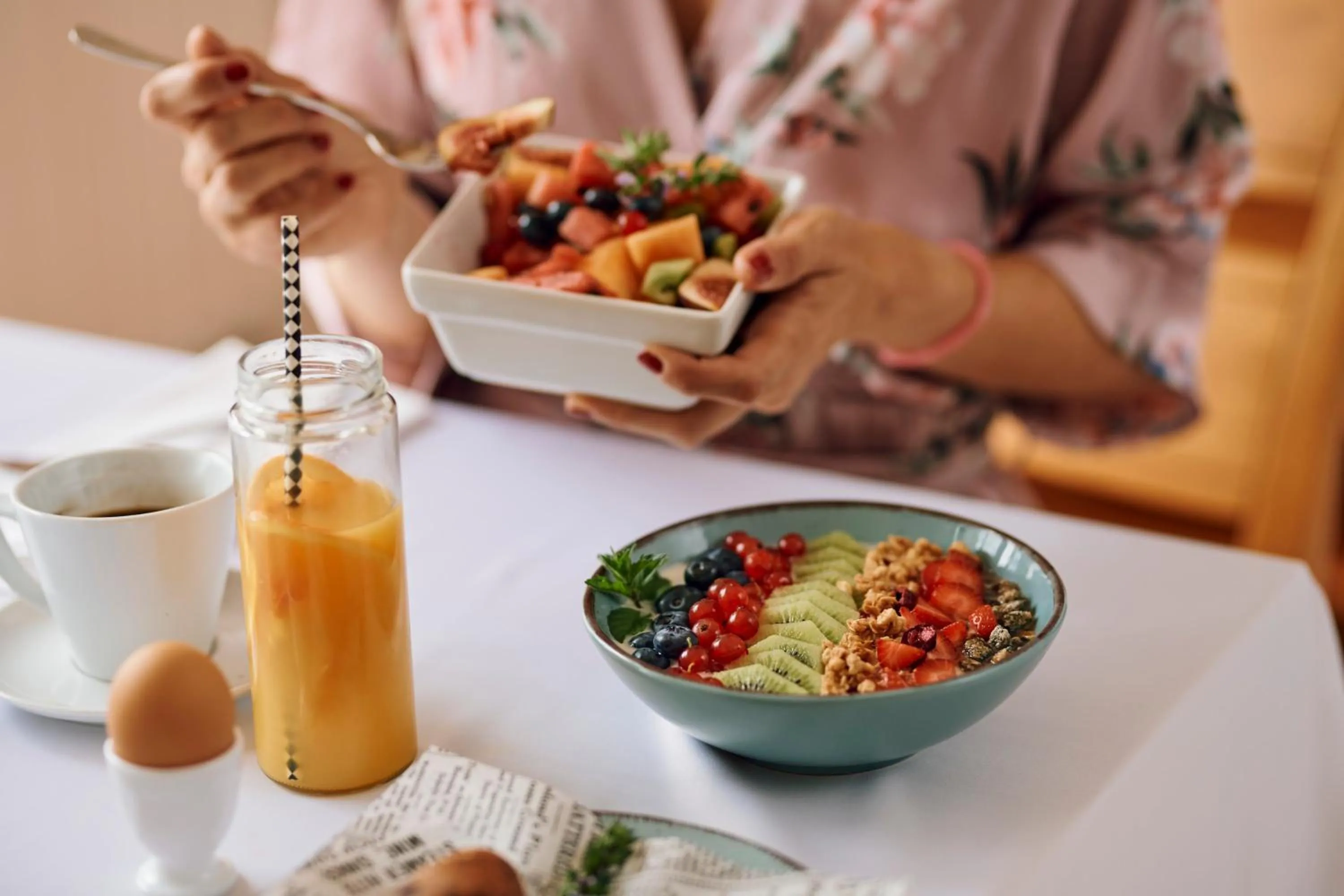 Breakfast in Pohorje Village Wellbeing Resort - Wellness & Spa Hotel Bolfenk