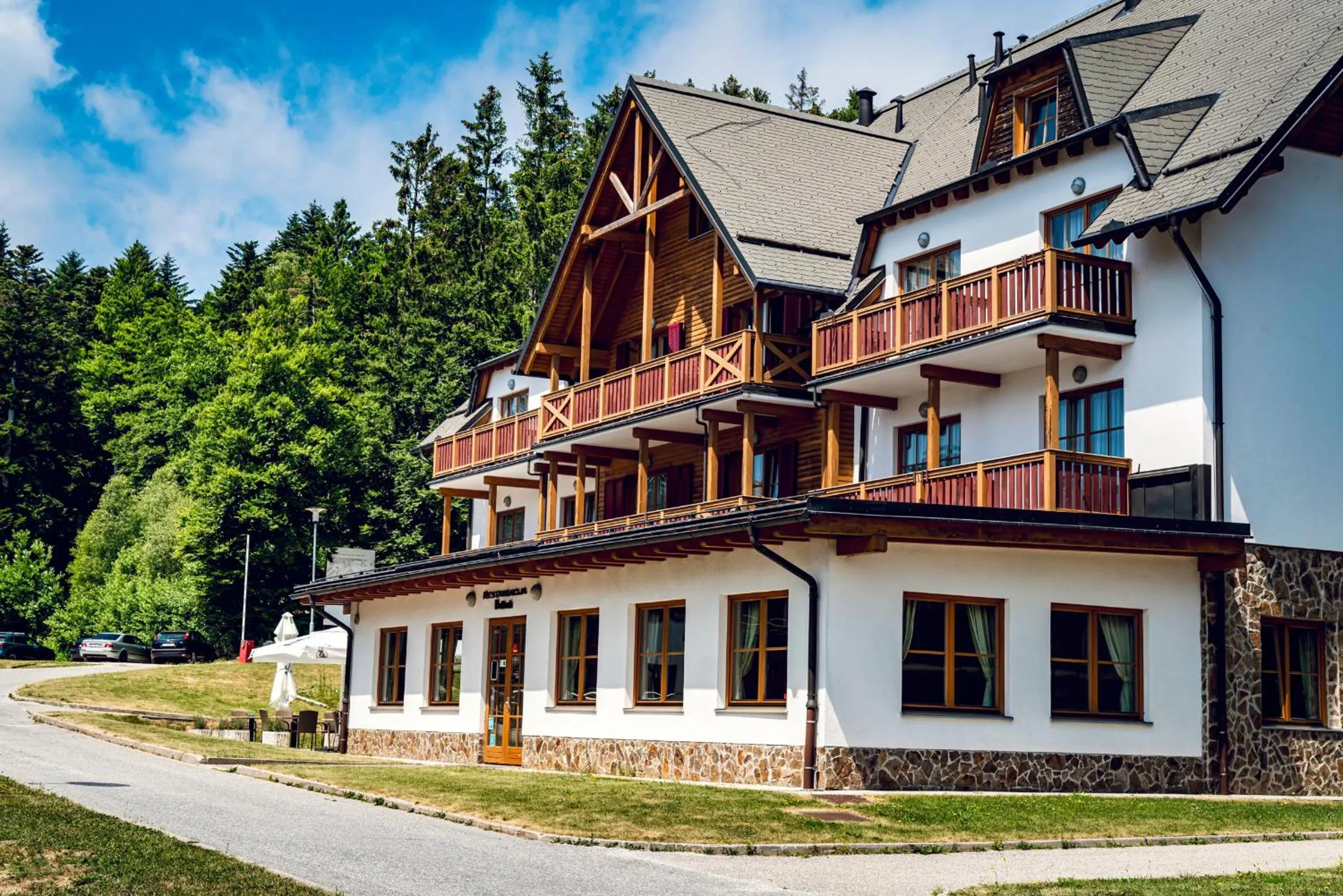 Property building in Pohorje Village Wellbeing Resort - Wellness & Spa Hotel Bolfenk