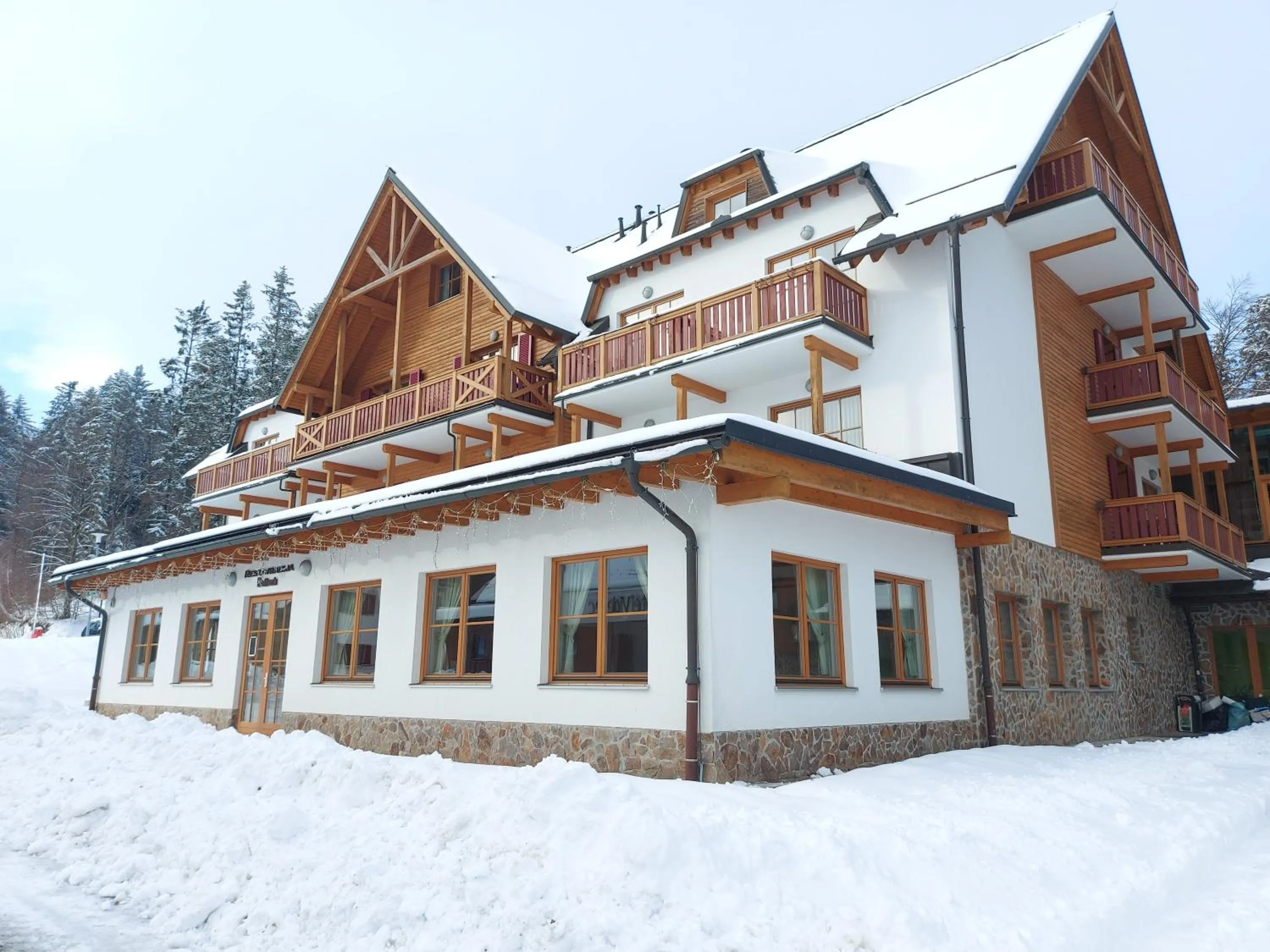Property building in Pohorje Village Wellbeing Resort - Wellness & Spa Hotel Bolfenk