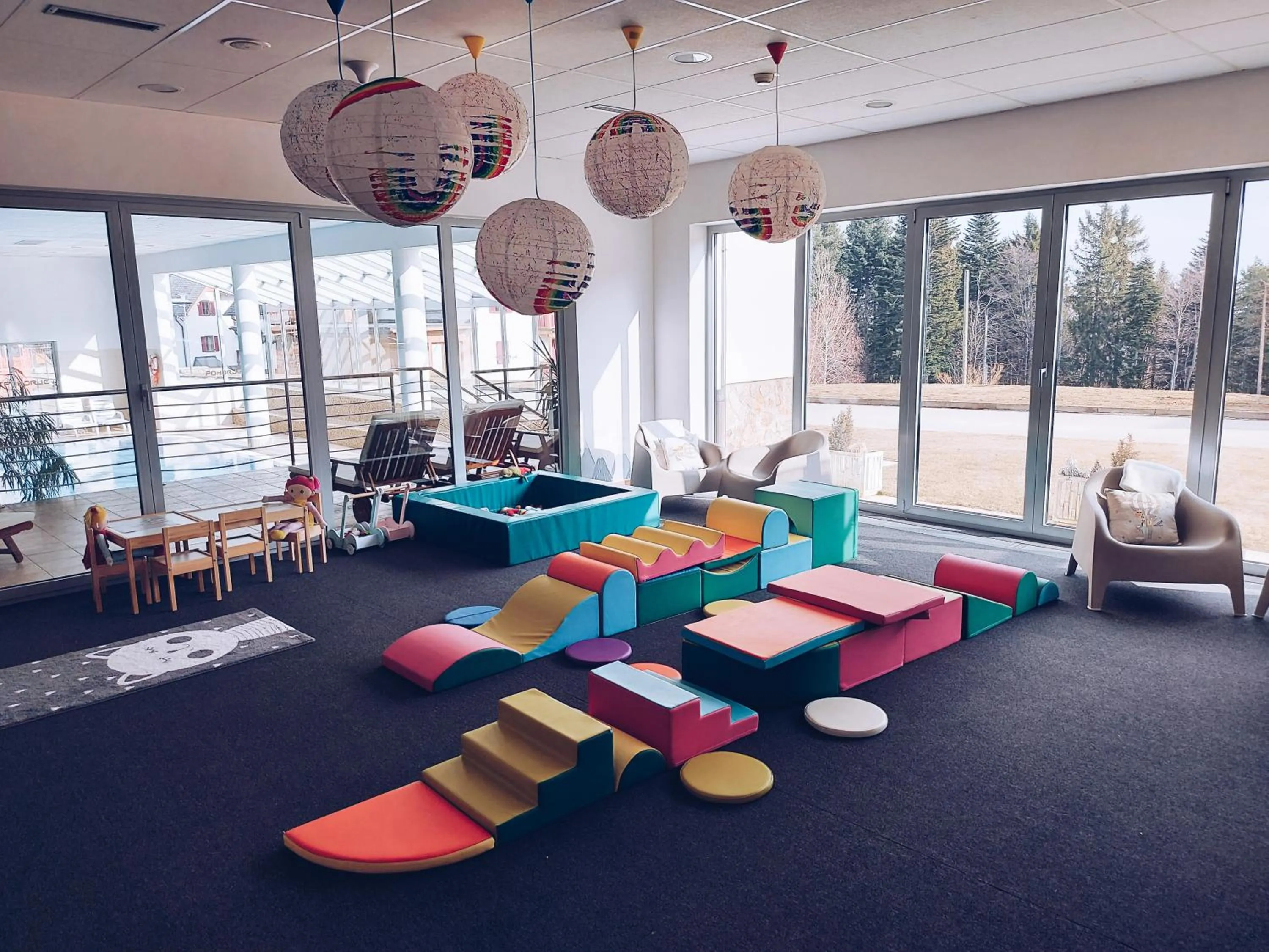 Children play ground in Pohorje Village Wellbeing Resort - Wellness & Spa Hotel Bolfenk