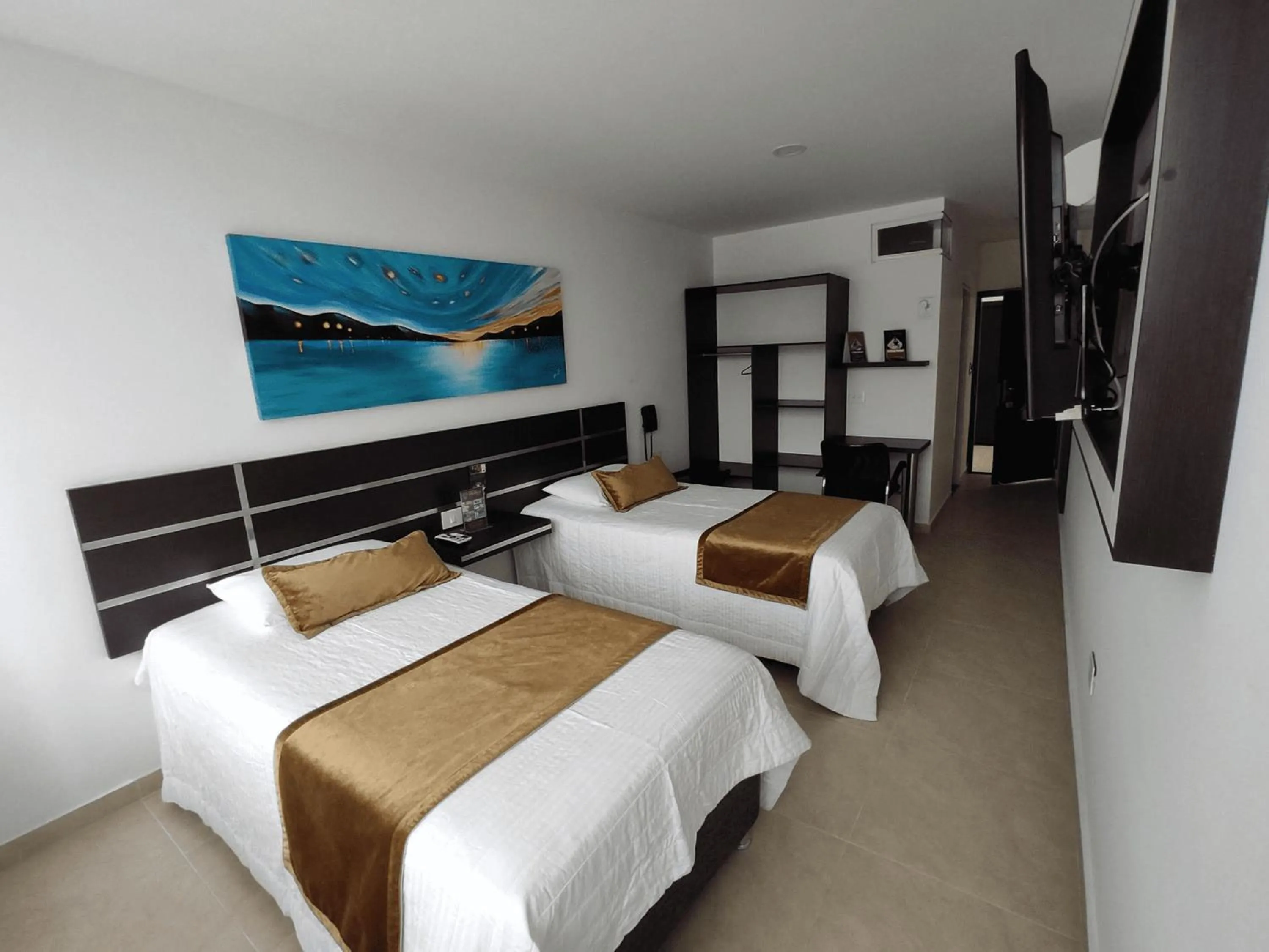 Bedroom, Bed in Hotel Andinos Plaza Florencia