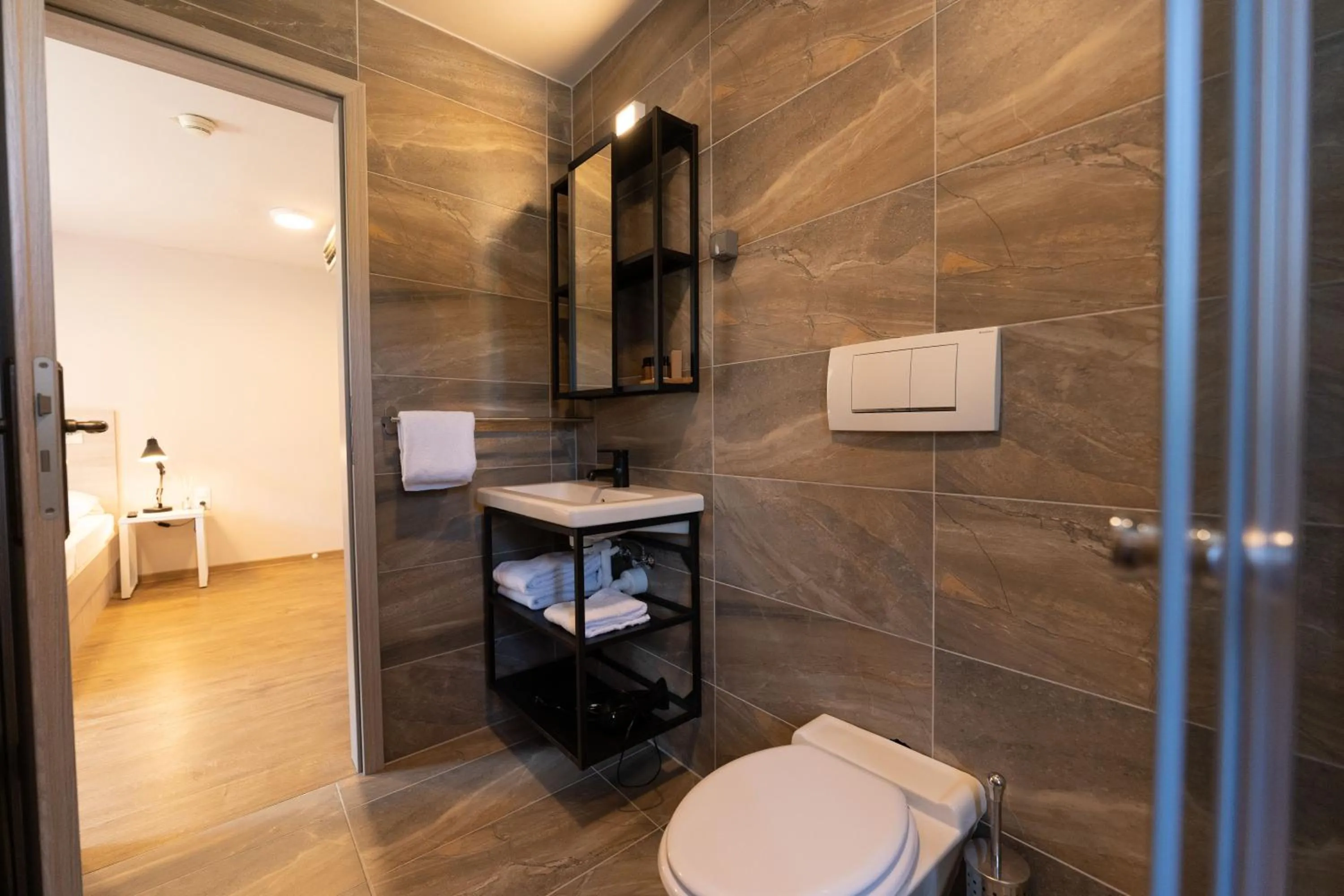 Toilet in Hotel Arena Maribor