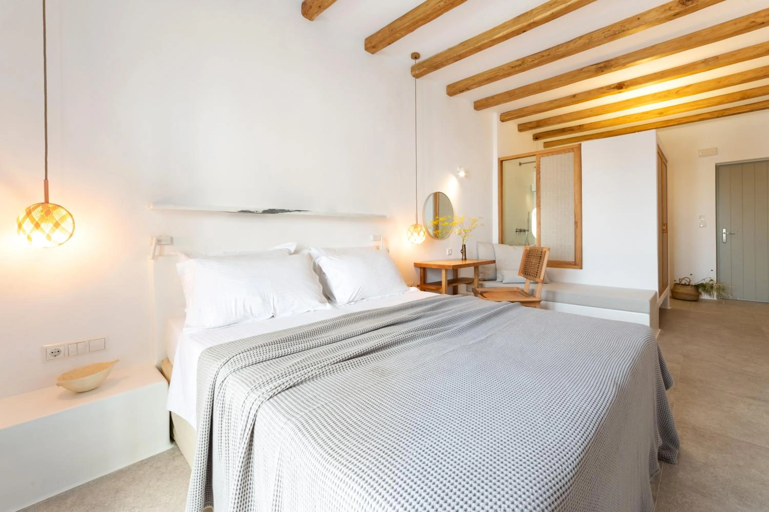 Bed in Anemomylos Residence