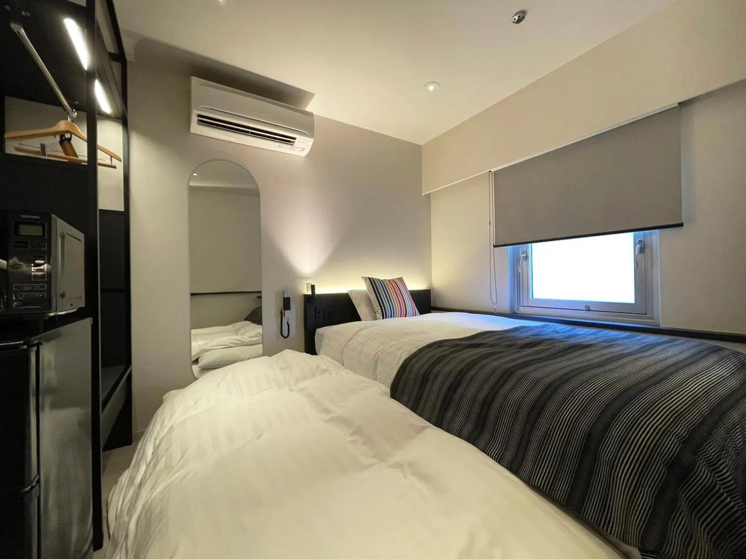 Bed in Hotel Sunroute Kumamoto