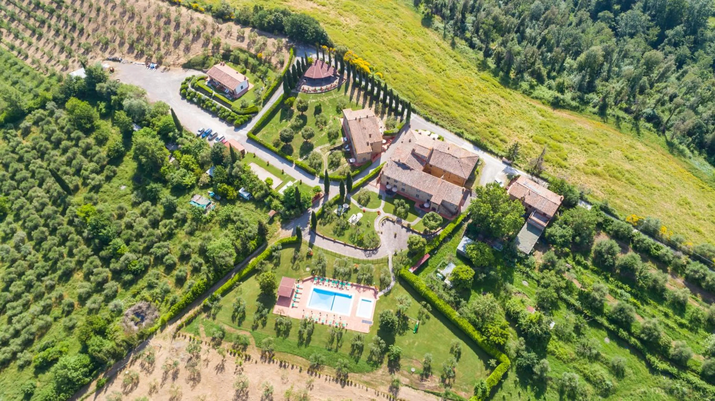 Bird's eye view in Borgo Di Collelungo