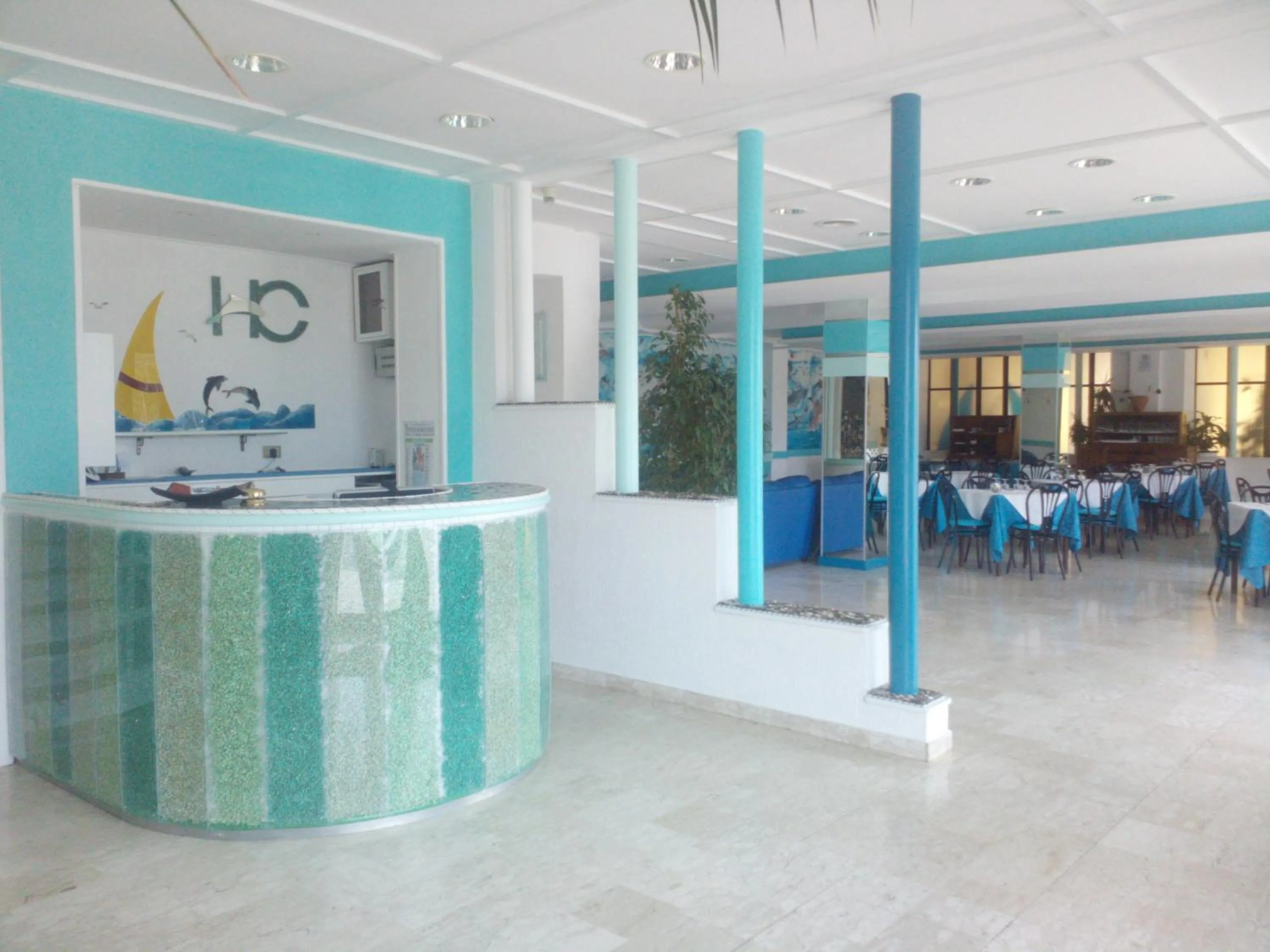 Lobby or reception in Hotel La Carruba