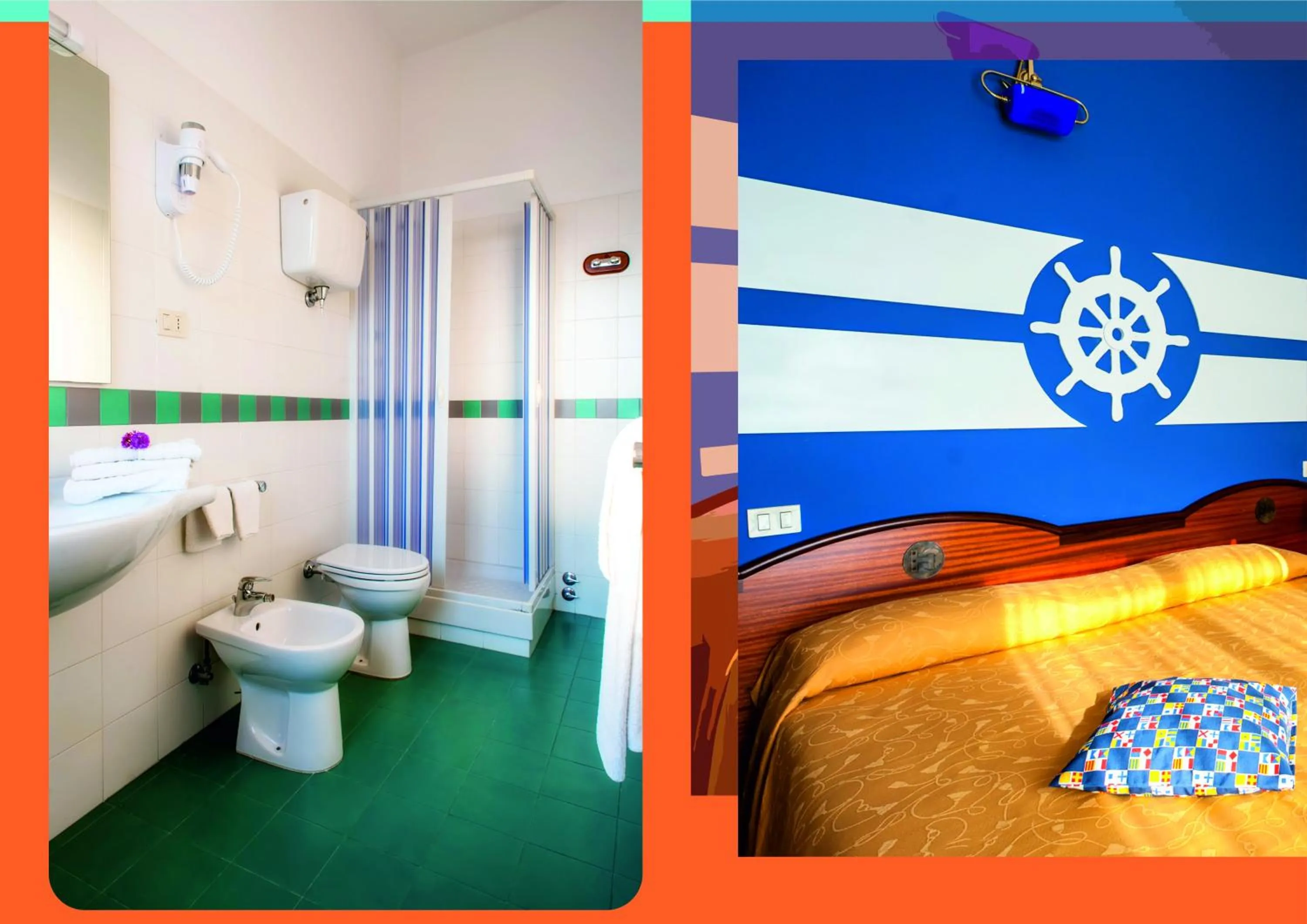 Bathroom in Hotel La Carruba