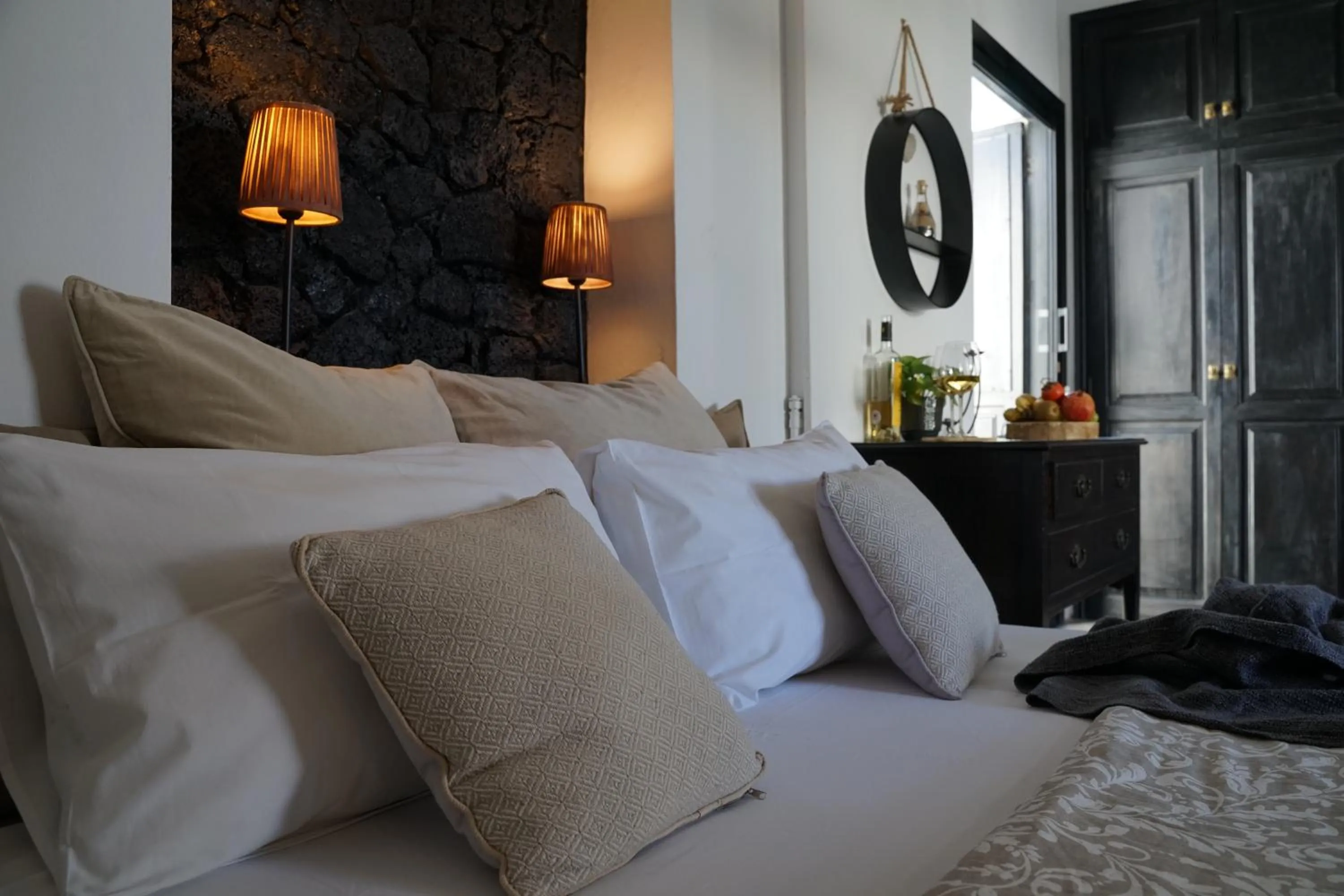 Bed in B&B La Mimosa