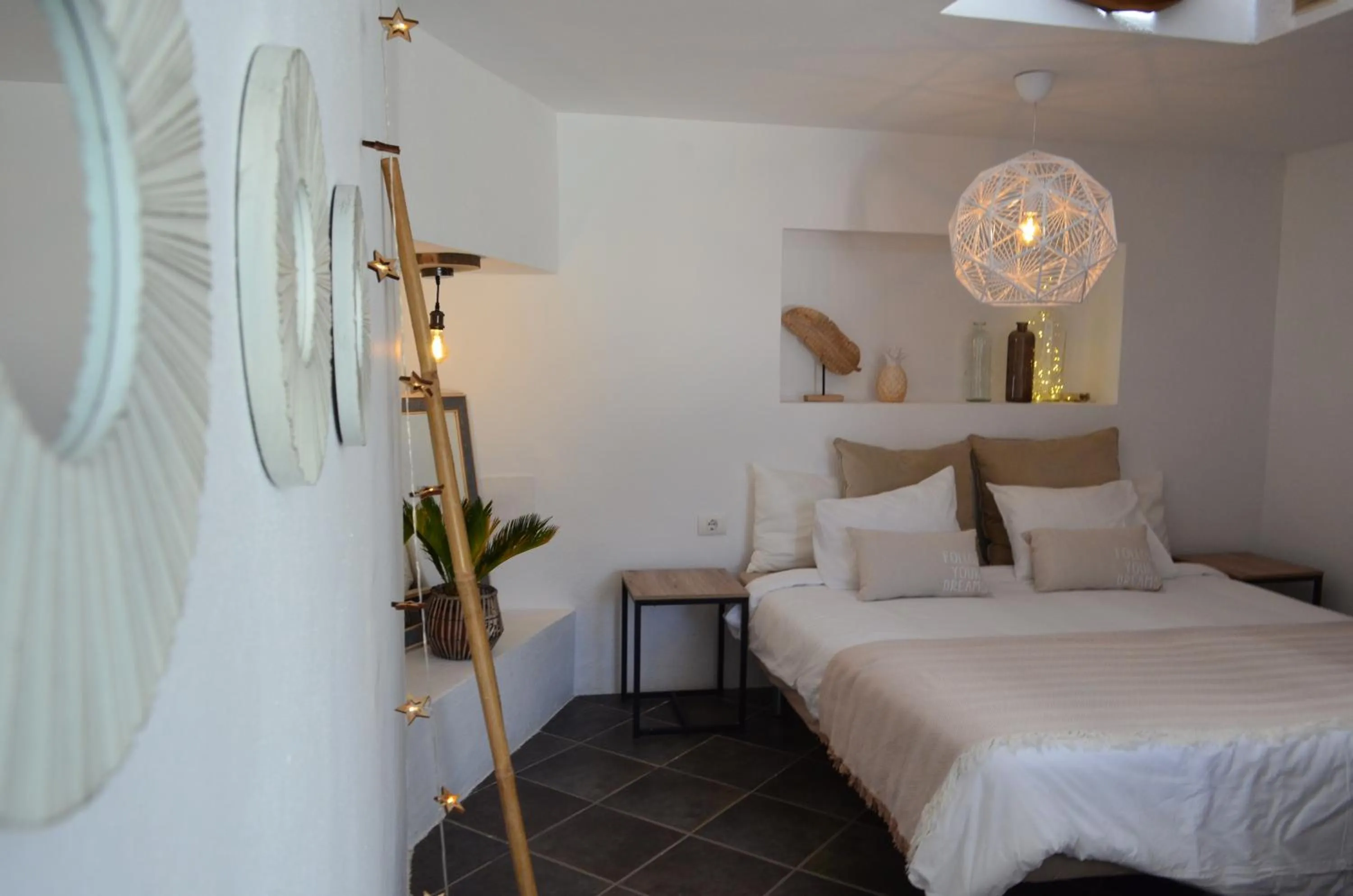 Bed in B&B La Mimosa