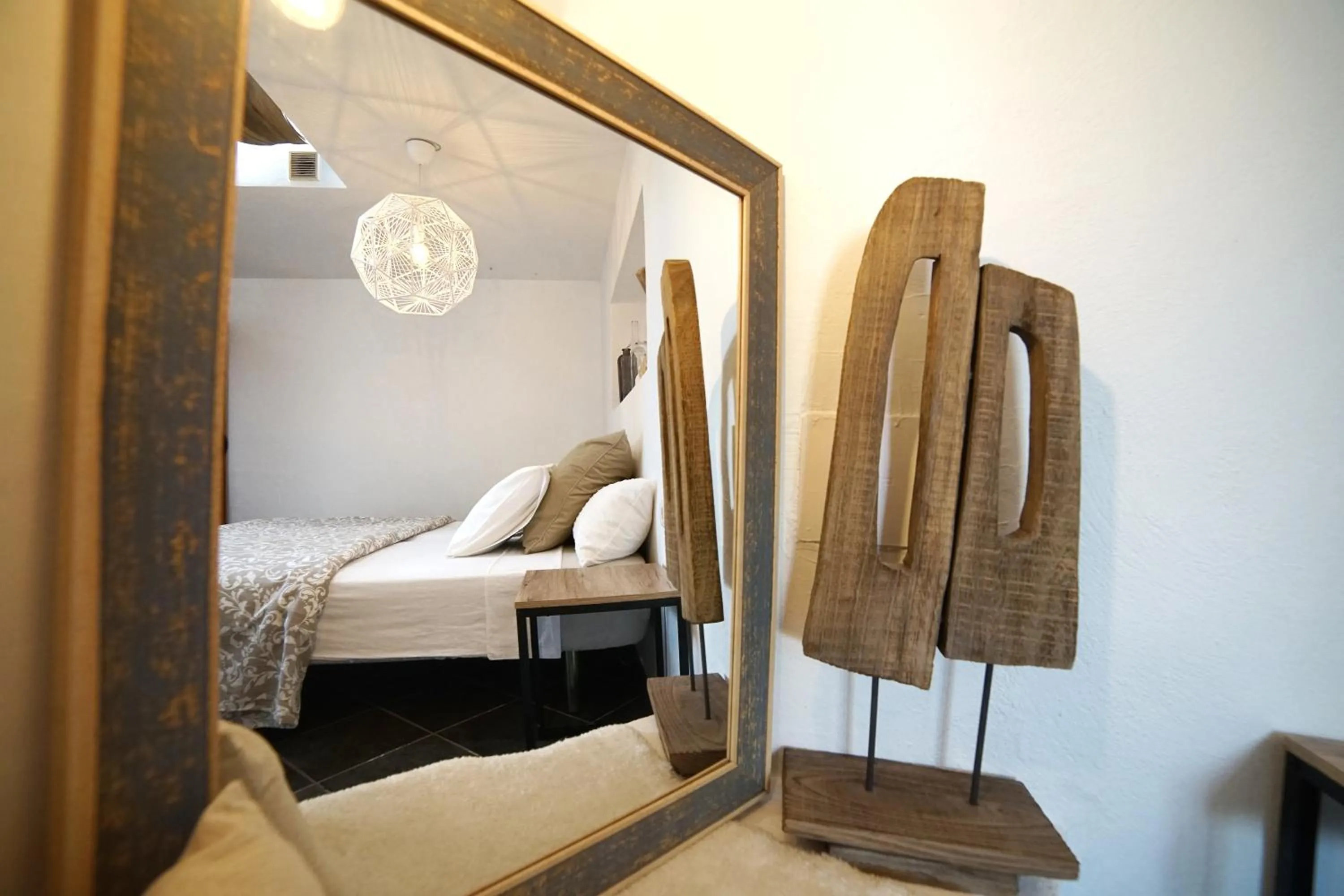 Bed in B&B La Mimosa