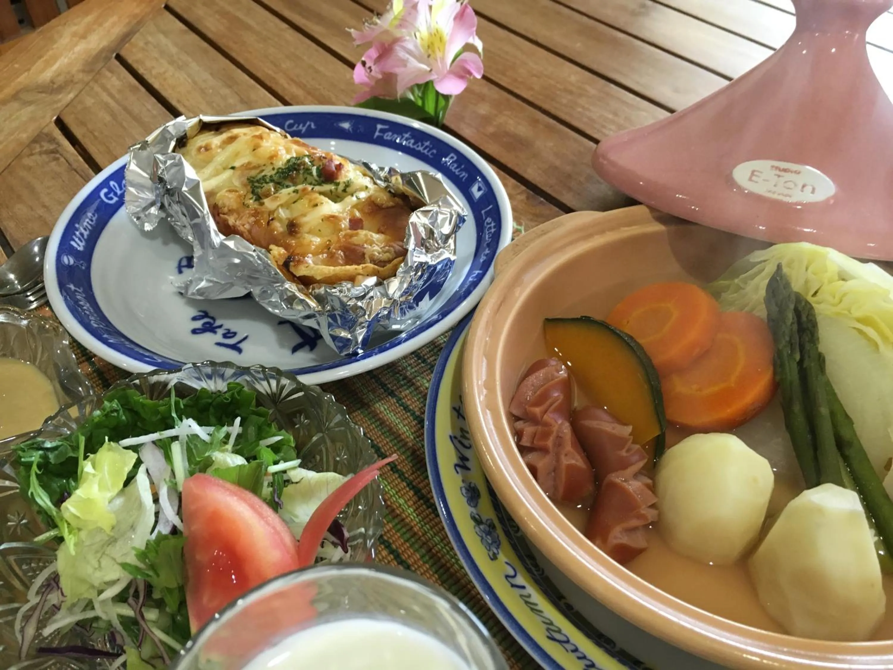 Food close-up in Pension Hoshi Ni Negaiwo