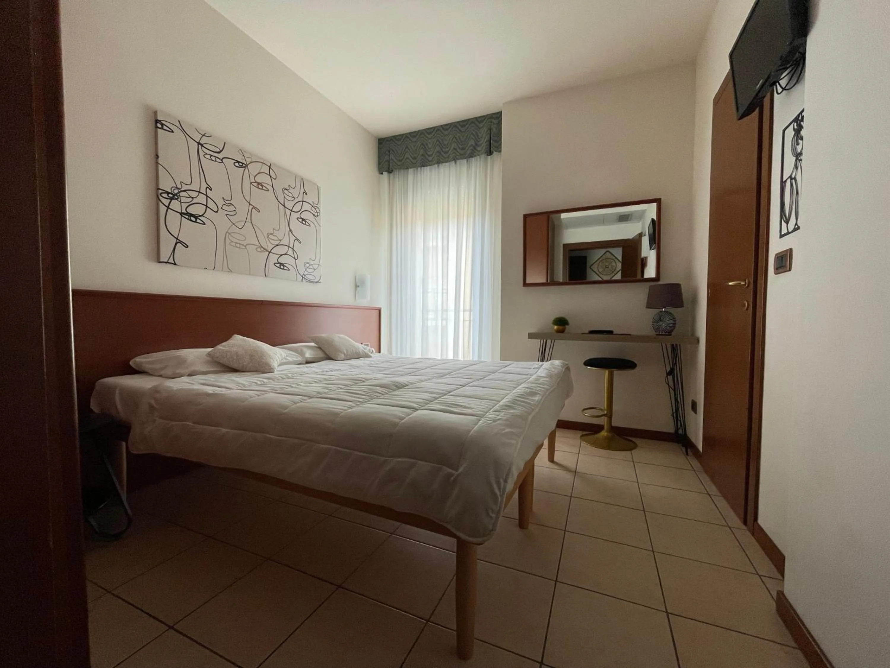 Bed in Hotel Virginia