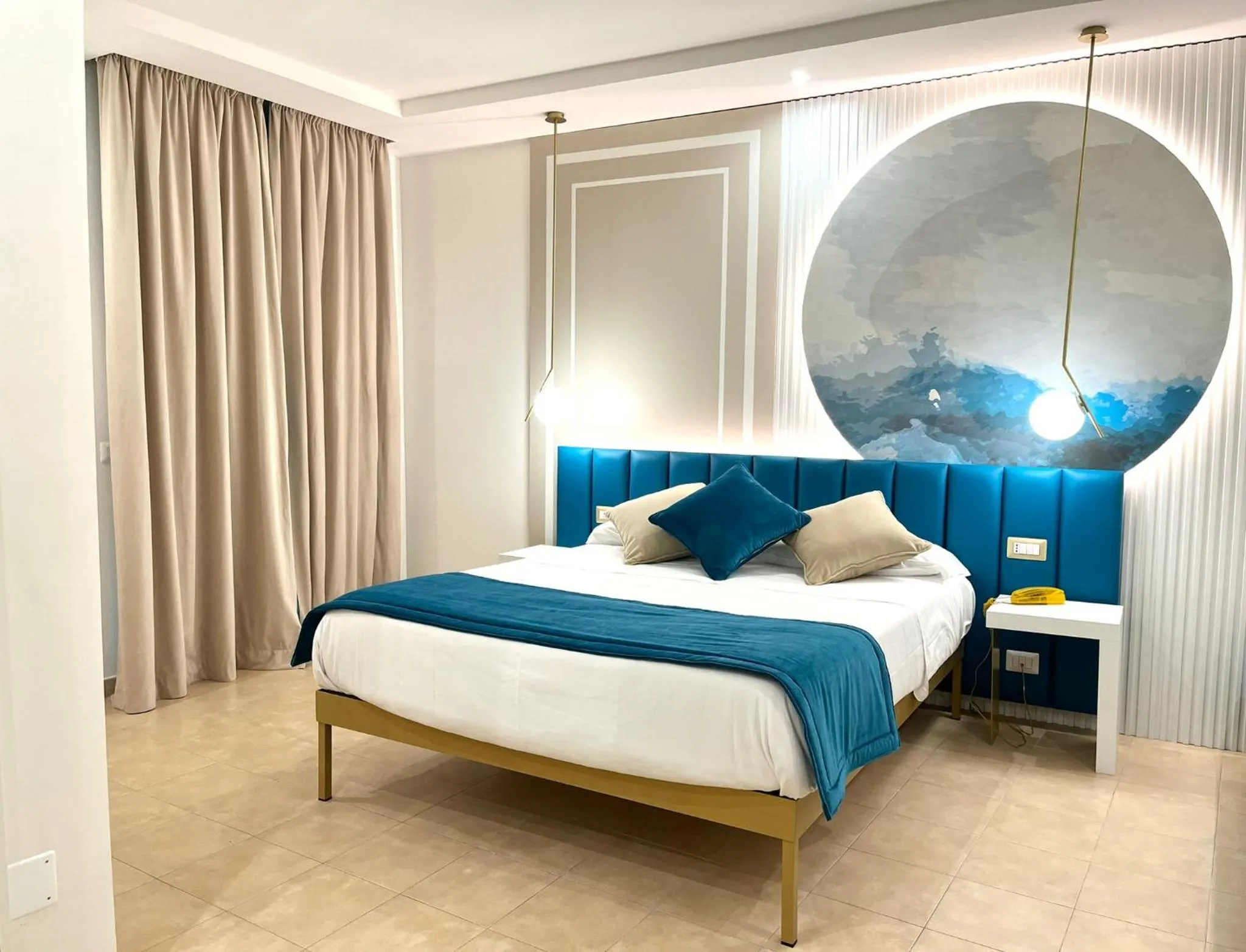 Bed in Le Naiadi Park Hotel Sul Lago