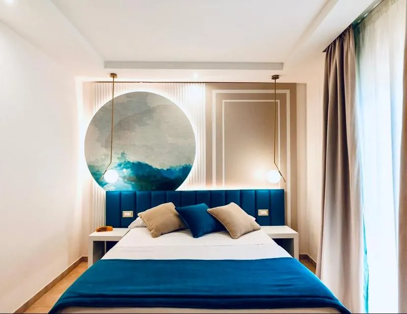 Bed in Le Naiadi Park Hotel Sul Lago