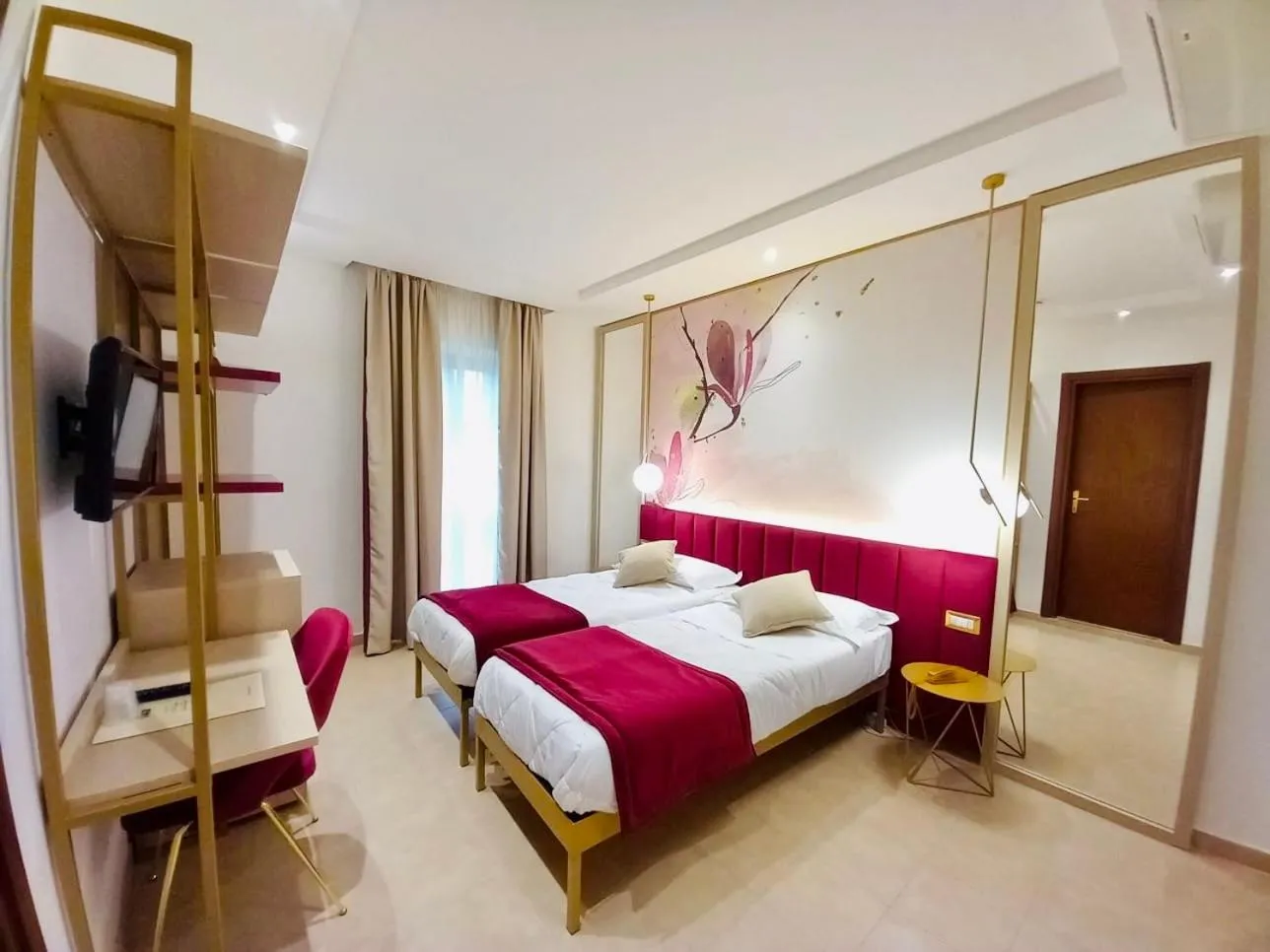 Bed in Le Naiadi Park Hotel Sul Lago