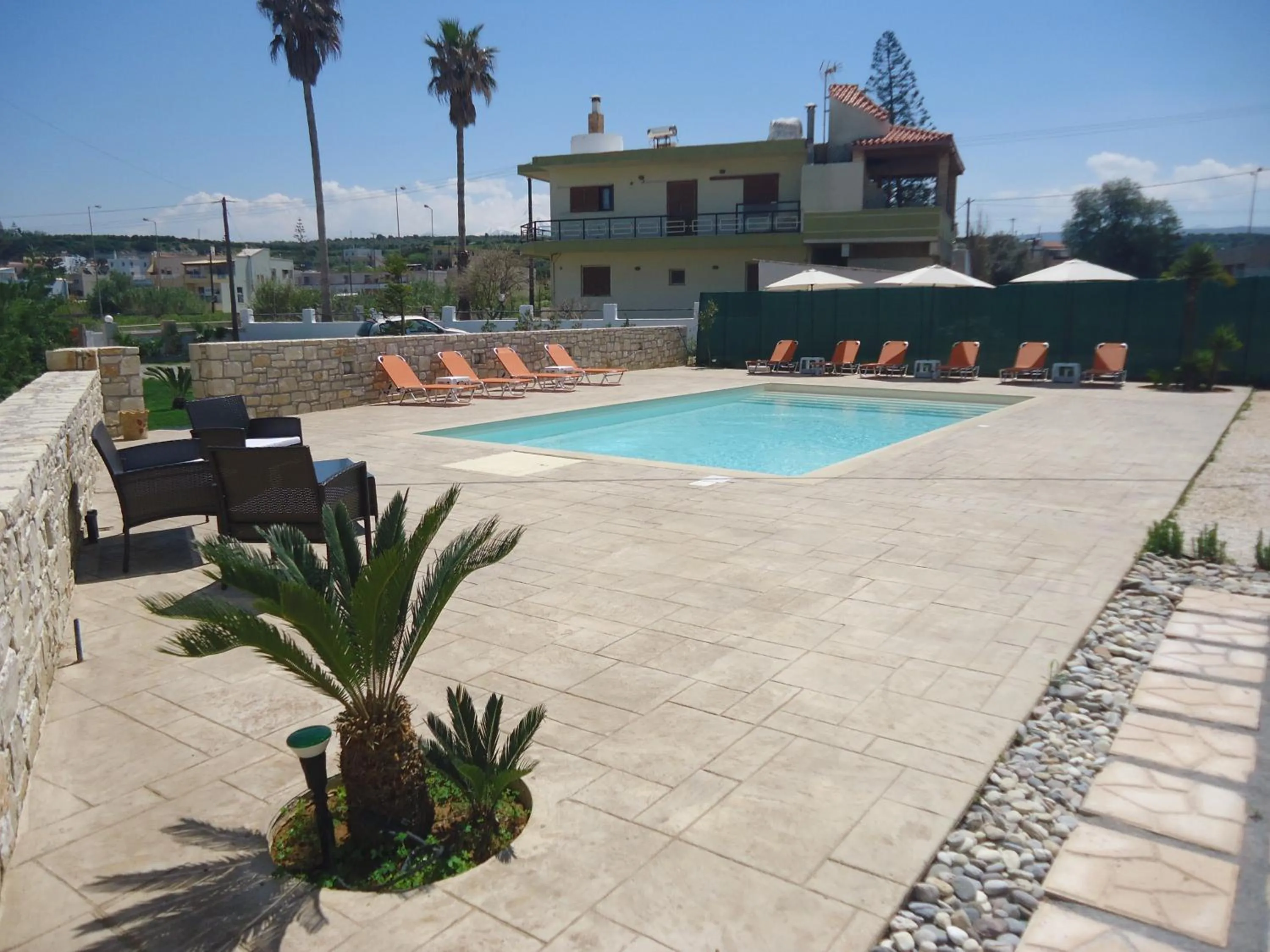 Pool view in Almyra Apartments & Suites