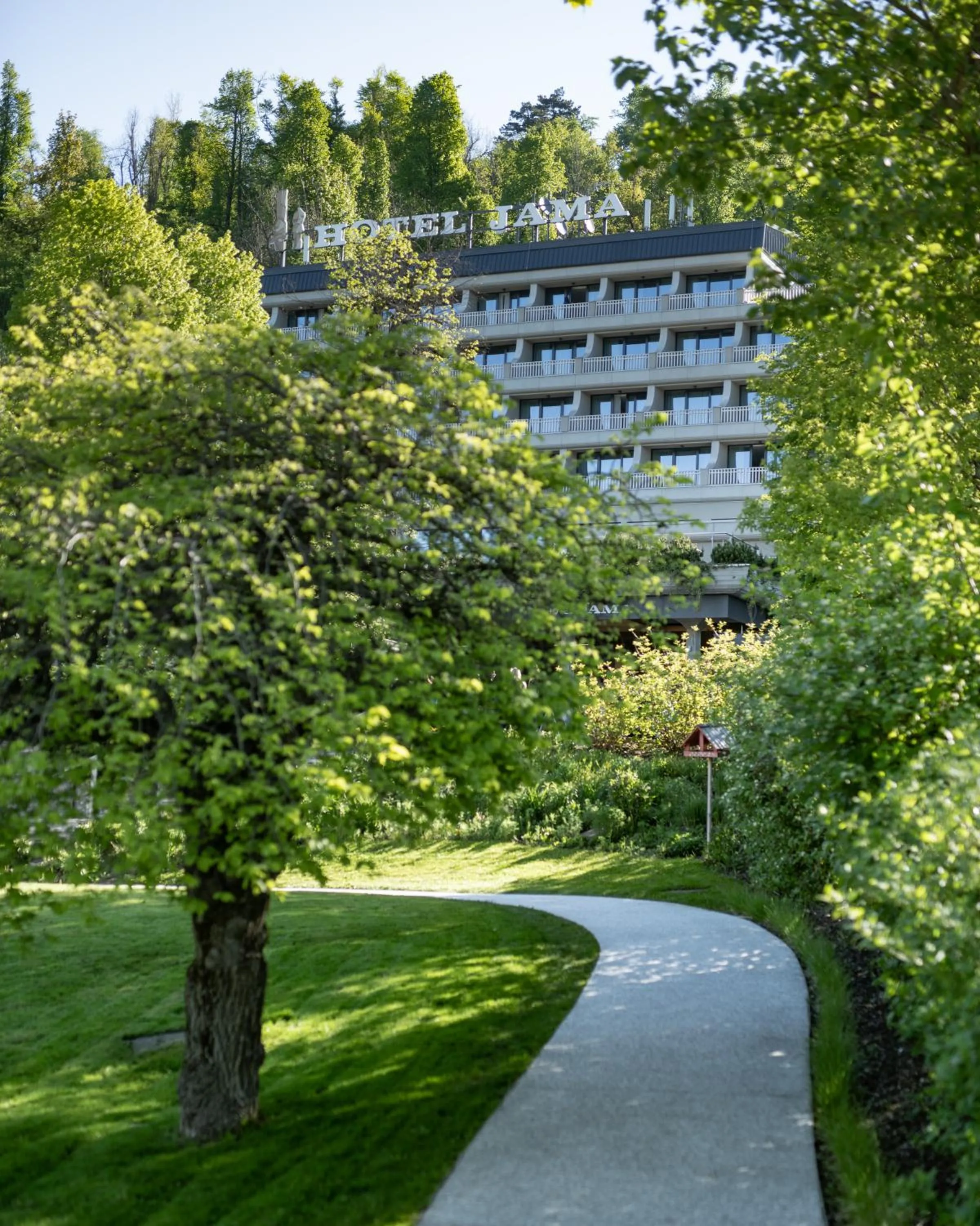Property building in Postojna Cave Hotel Jama