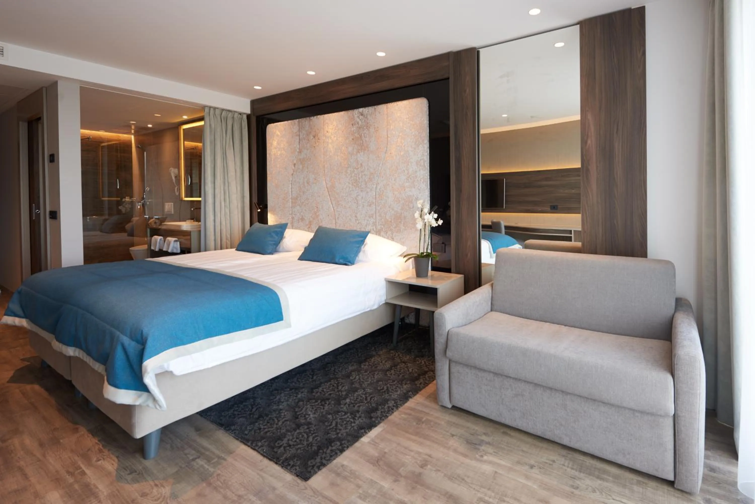 Bed in Postojna Cave Hotel Jama