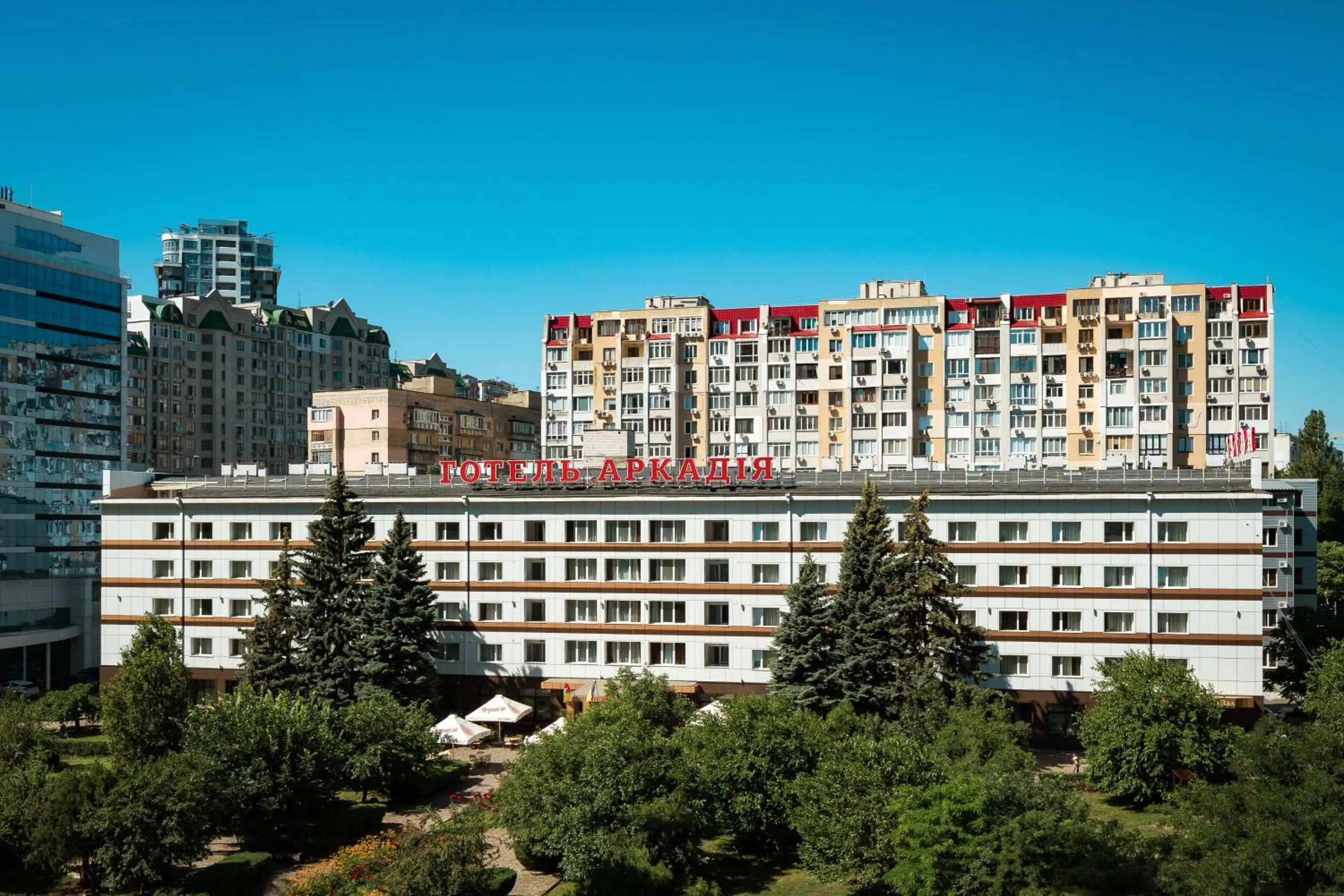 Property building in Arcadia Hotel