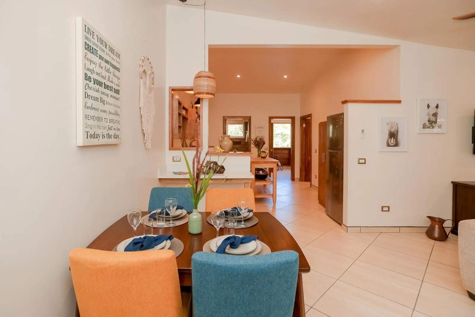 Dining area in Sattva Land