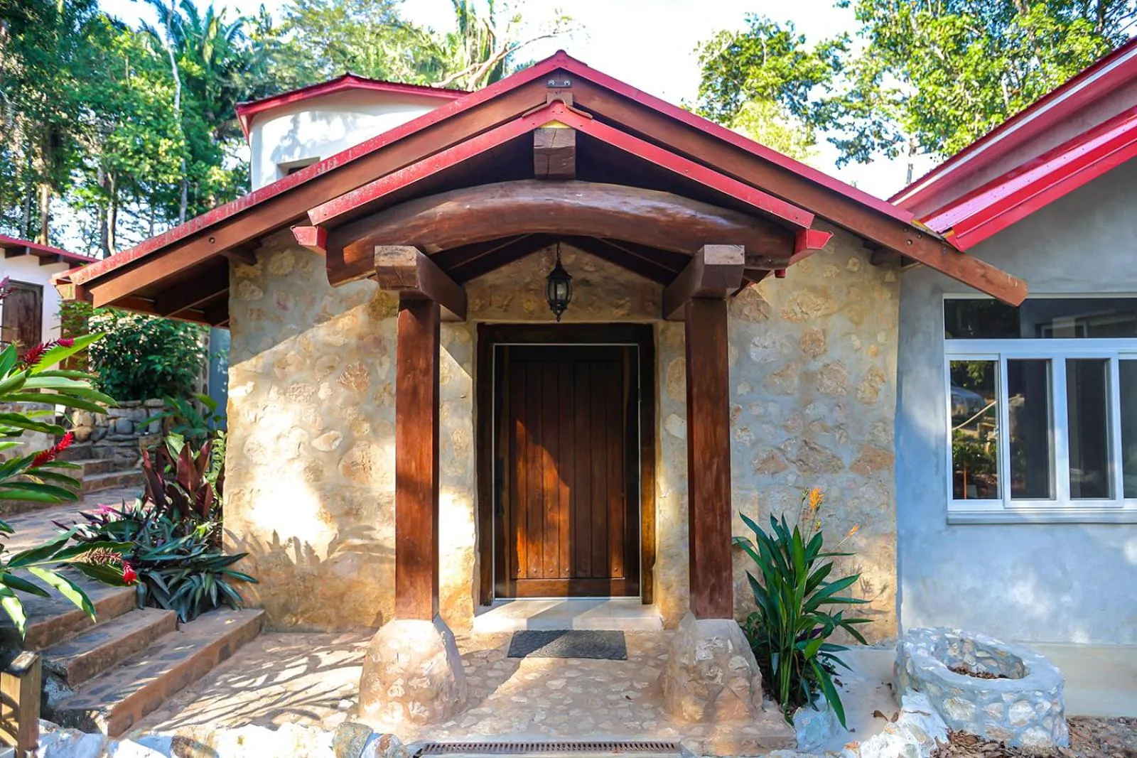 Facade/entrance in Sattva Land