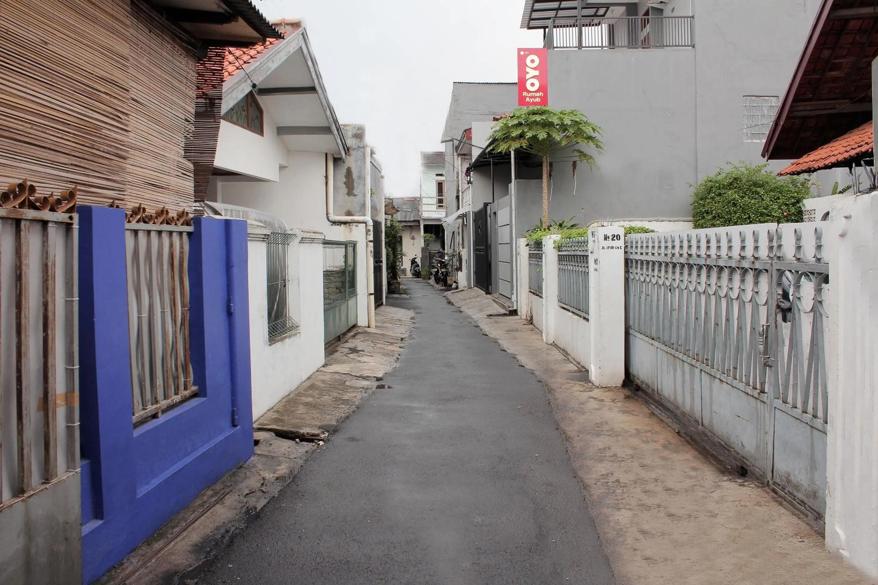Facade/entrance in Hotel O Rumah Ayub Syariah