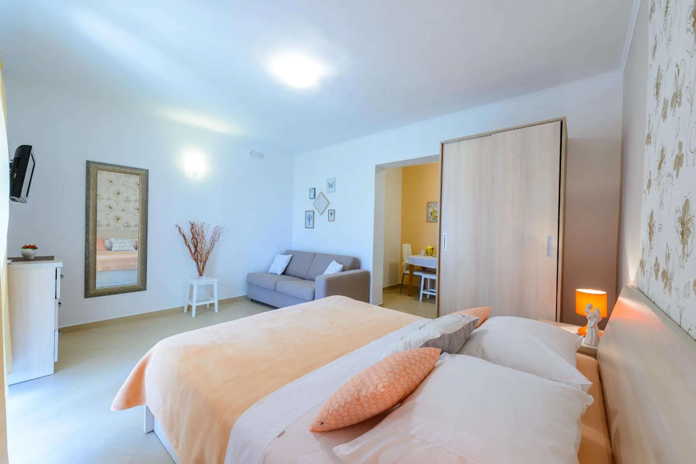 Bed in Villa Ive