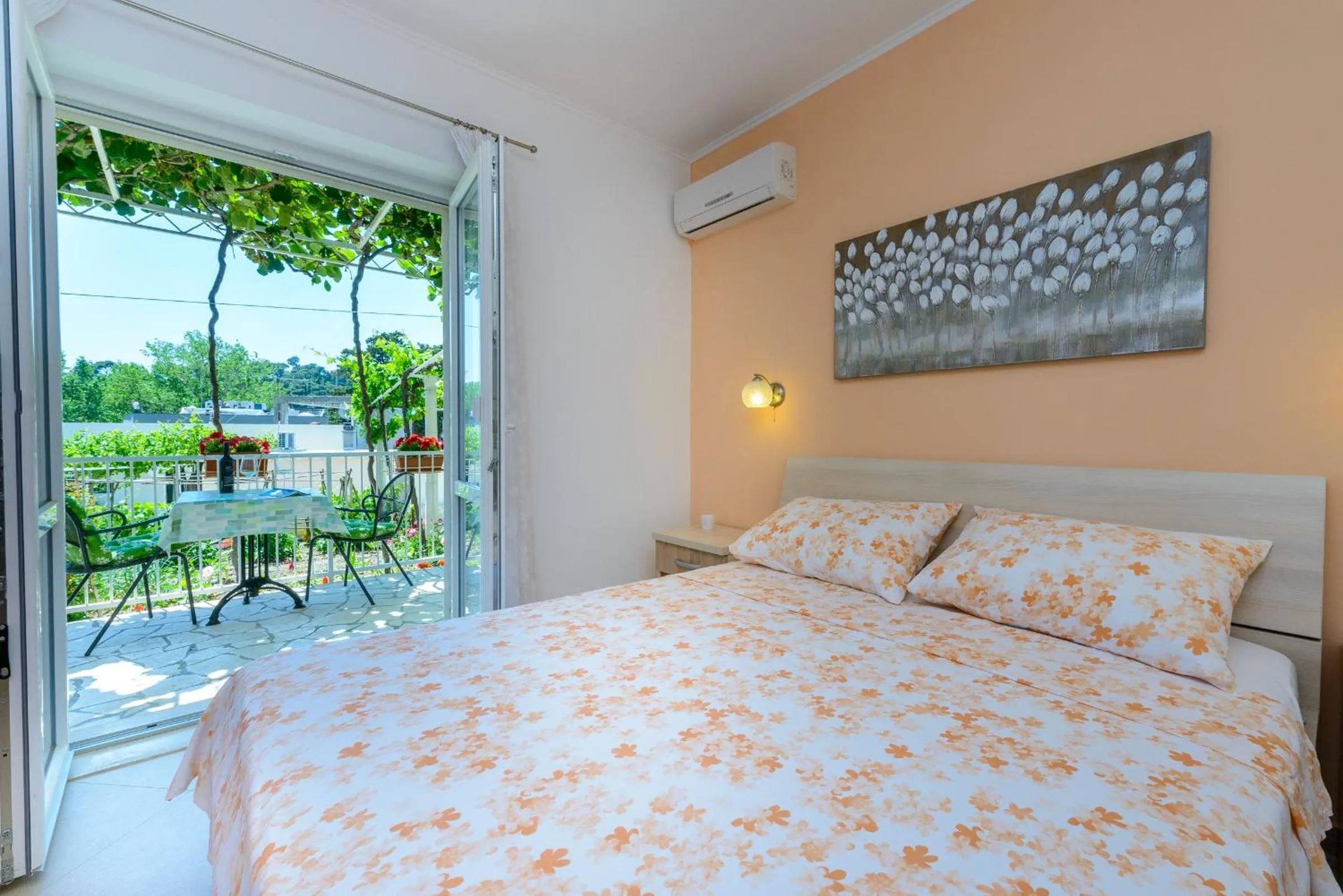 Bed in Villa Ive