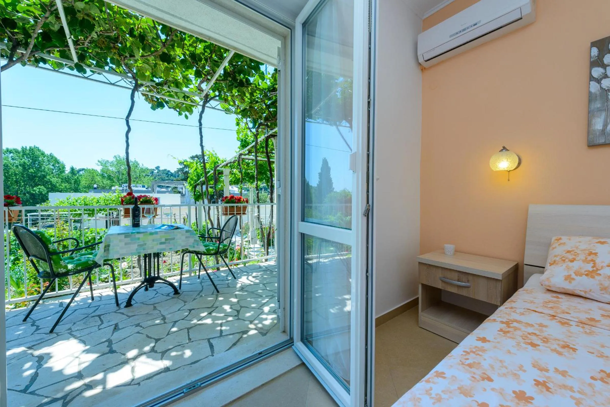 Bed in Villa Ive