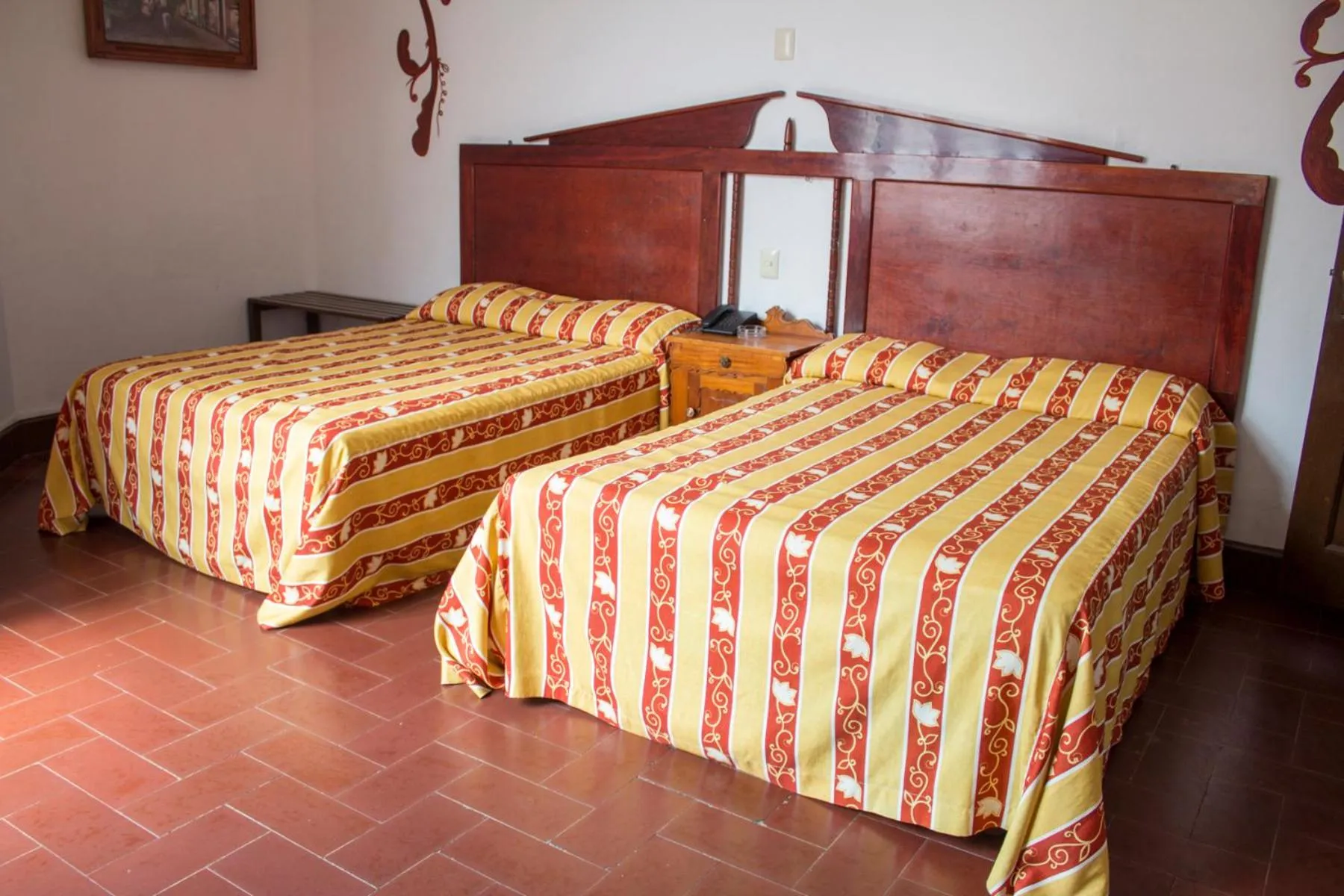 Bed in Hotel Colonial