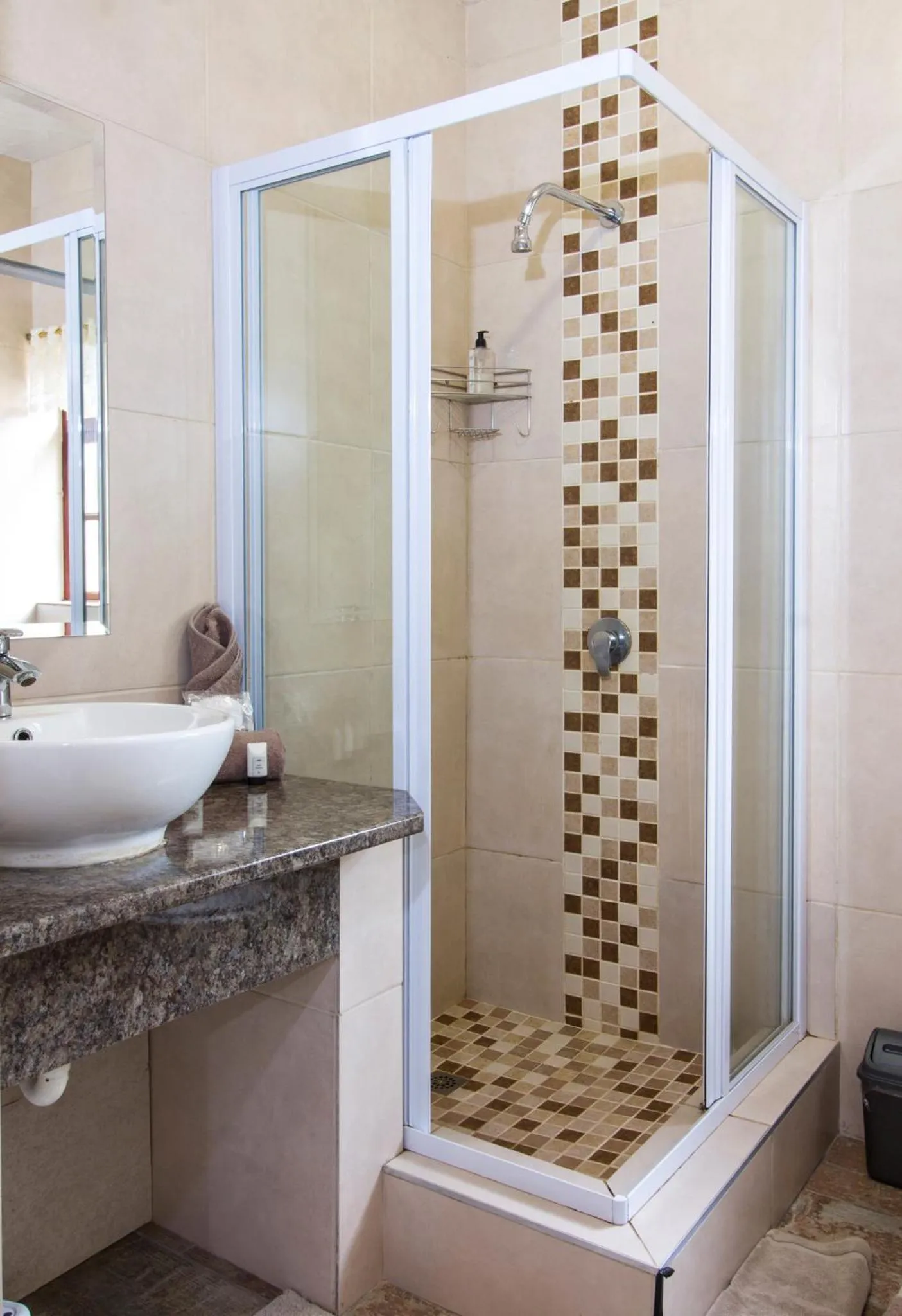 Shower in Storms River Guest Lodge