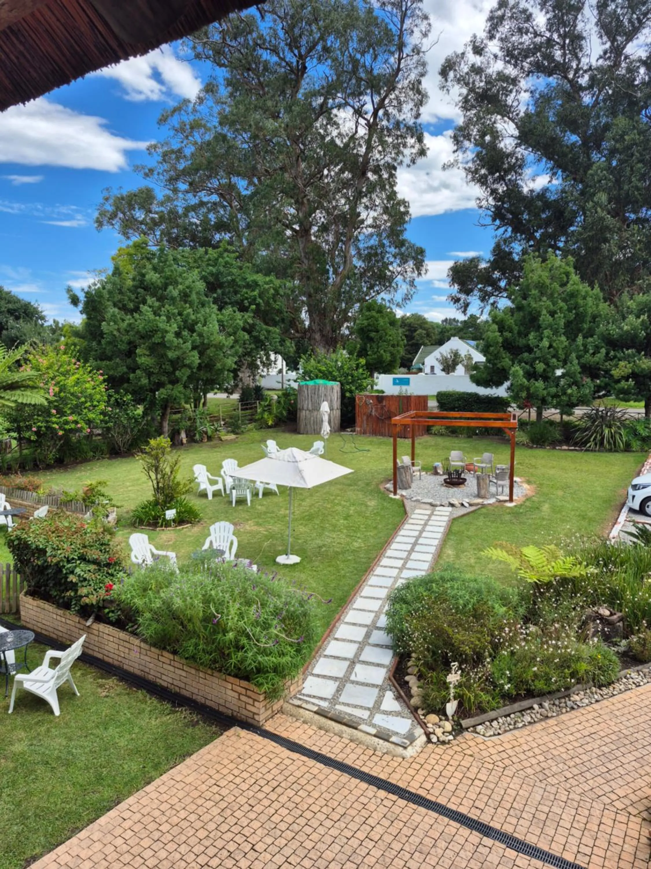 Garden view in Storms River Guest Lodge