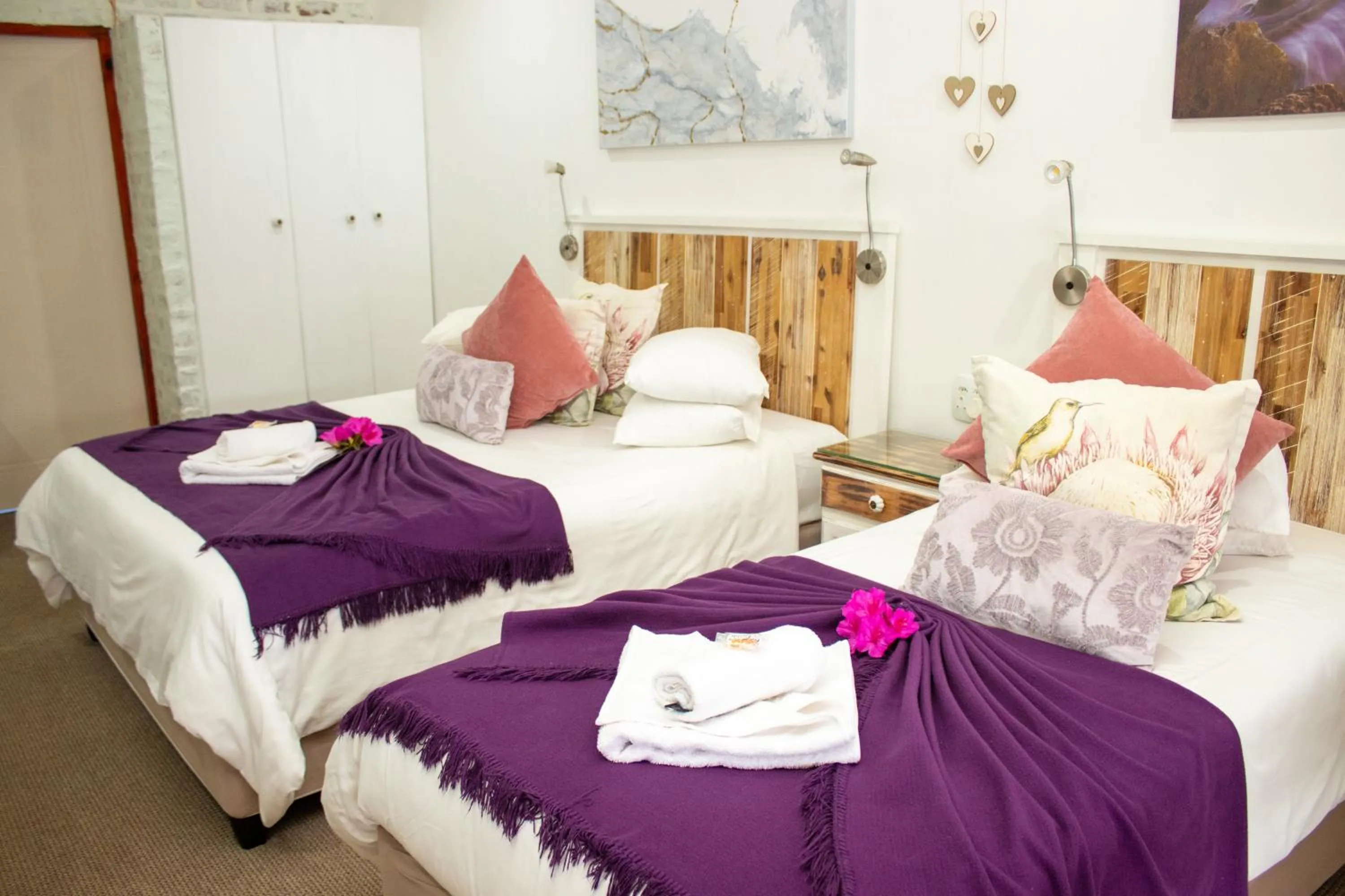 Bed in Storms River Guest Lodge