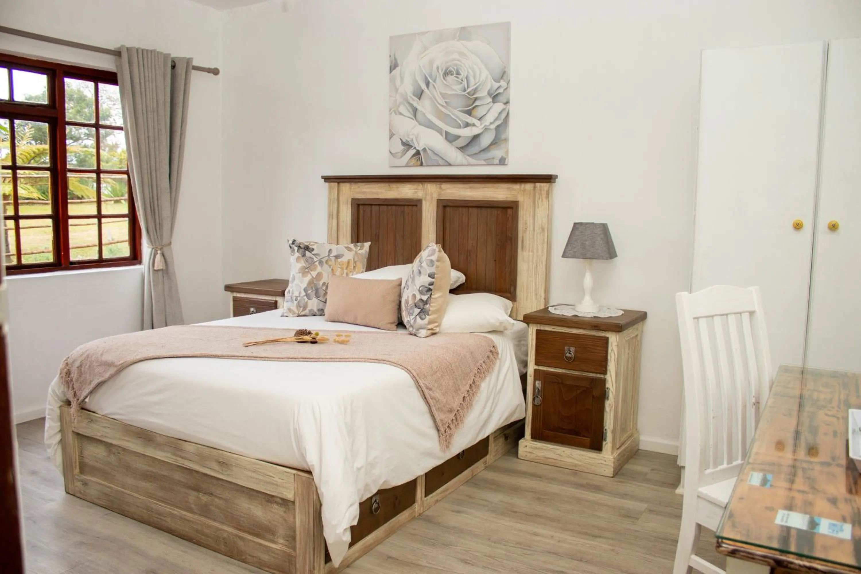 Bed in Storms River Guest Lodge