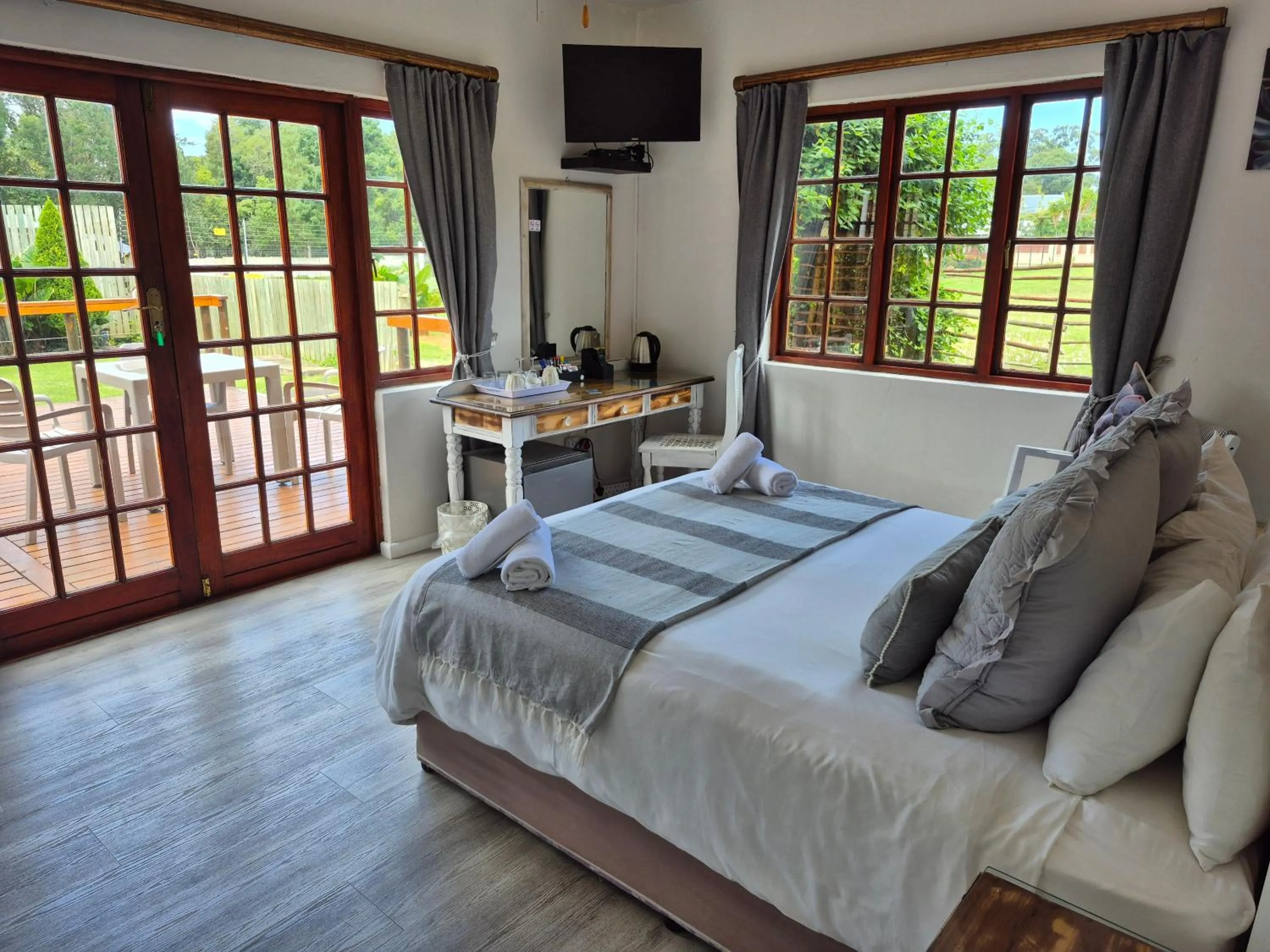 Bed in Storms River Guest Lodge