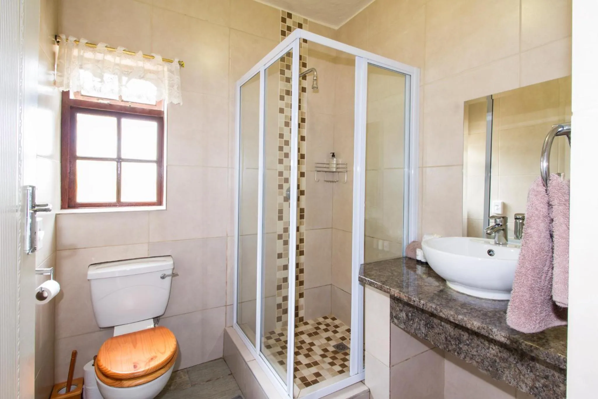 Shower in Storms River Guest Lodge